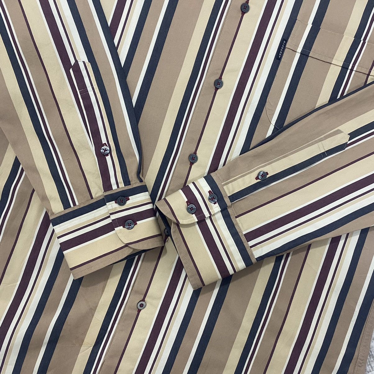 Burberry Burberry Beige Check Shirt Size US L / EU 52-54 / 3 - 4 Thumbnail