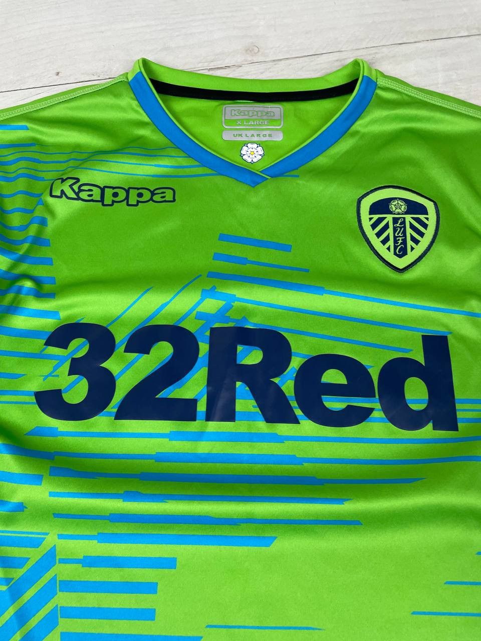 Kappa Leeds United 2018 2019 Goalkeeper Shirt Jersey Long Sleeve Size US XL / EU 56 / 4 - 8 Thumbnail