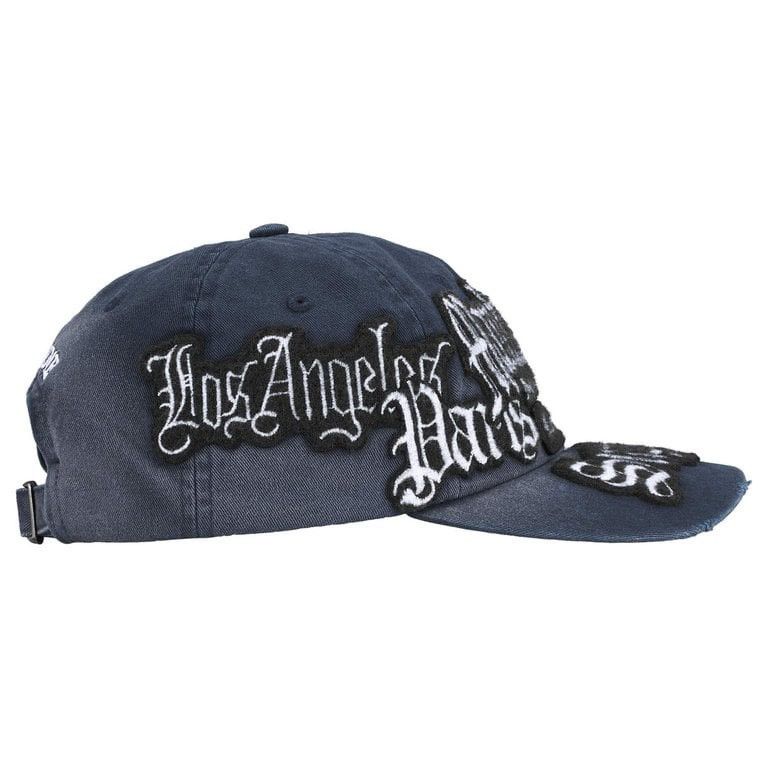 Supreme Supreme City Patches 6-Panel Logo Navy Hat Adjustable Strap Size ONE SIZE - 3 Thumbnail