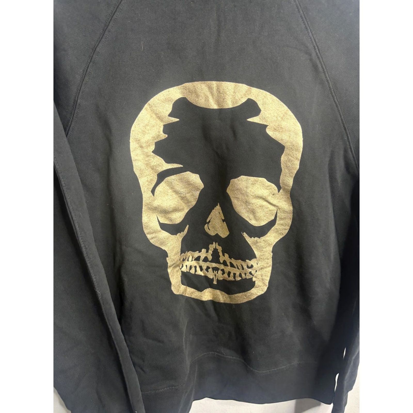Zadig & Voltaire Zadig & Voltaire Clipper Skull Foil Hoodie Mens L Black Pullover Sweatshirt Size US L / EU 52-54 / 3 - 2 Thumbnail