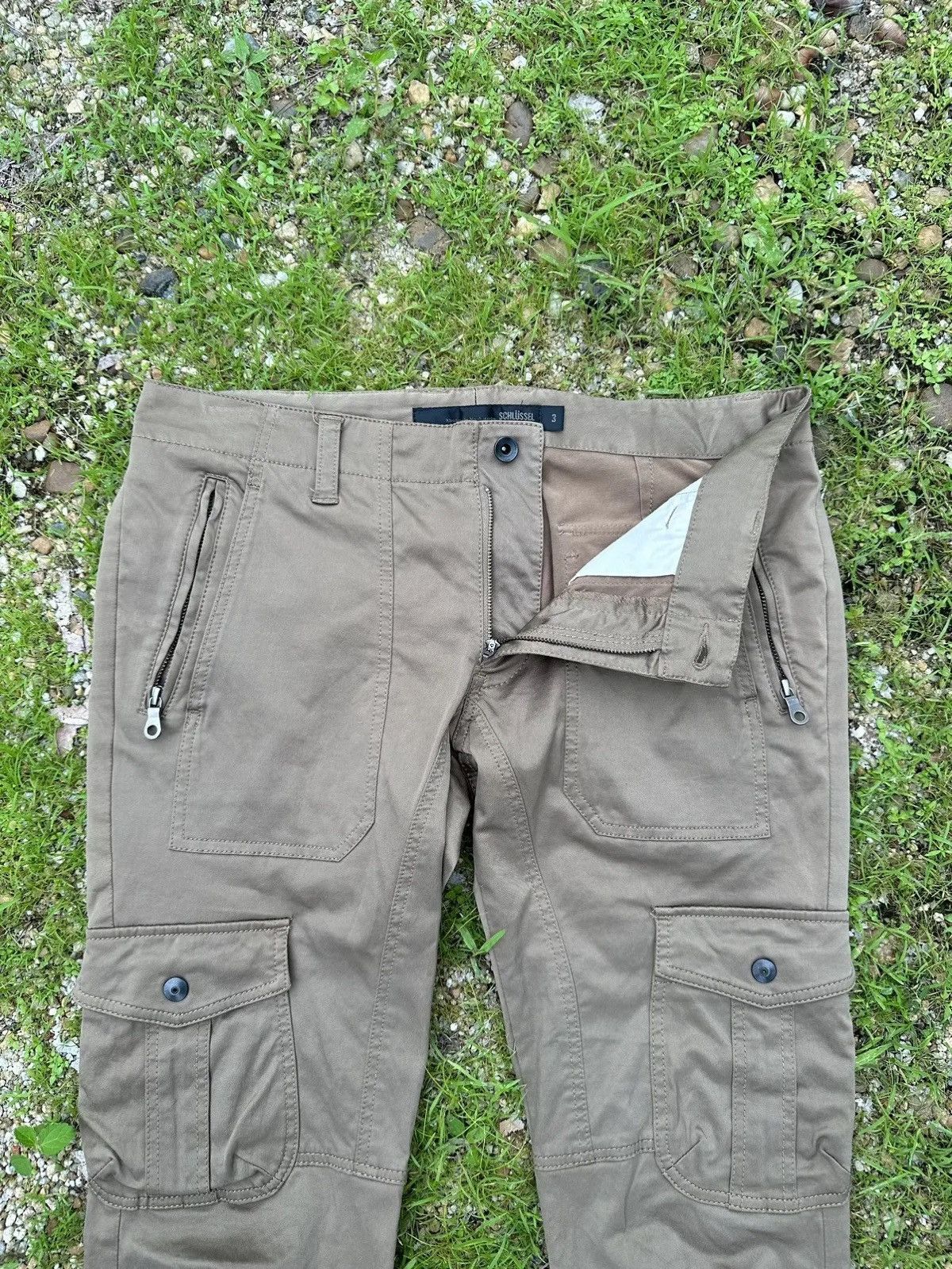 Schlussel SICKS!!🔥🔥FLARE/BOOTCUT SCHLUSSEL MULTIPOCKET BONDAGE PANTS Size US 34 / EU 50 - 7 Thumbnail