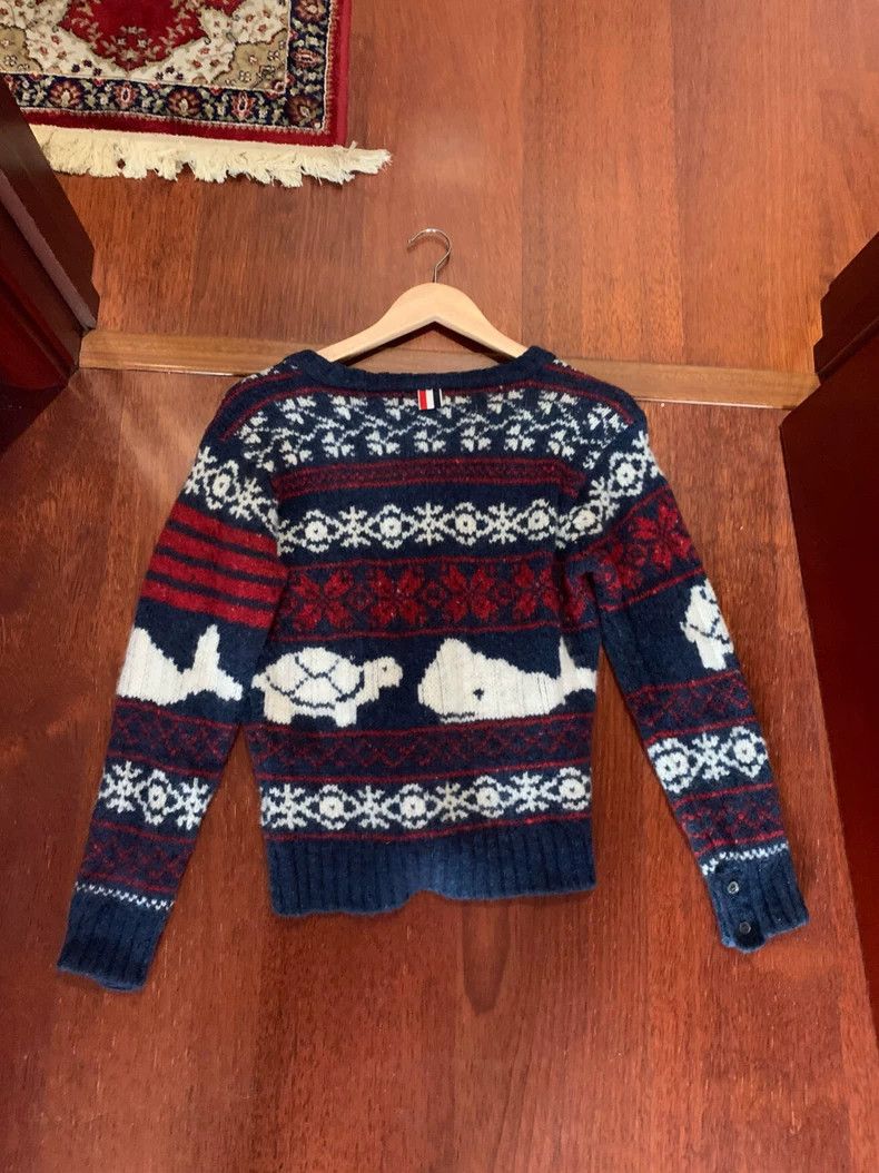 Thom Browne Thom Browne Size 1Baby whale sweater 2501-Nextarrow Size US S / EU 44-46 / 1 - 3 Thumbnail