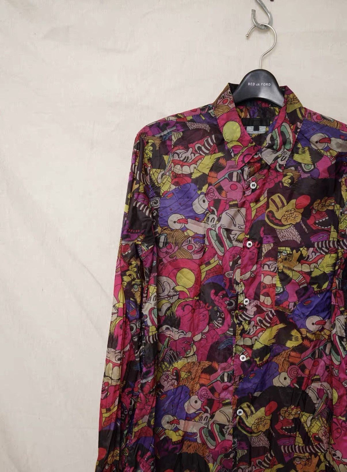 Comme des Garcons Comme des Garçons Panel Sleeve Vintage Graffiti Shirt Size US S / EU 44-46 / 1 - 3 Thumbnail