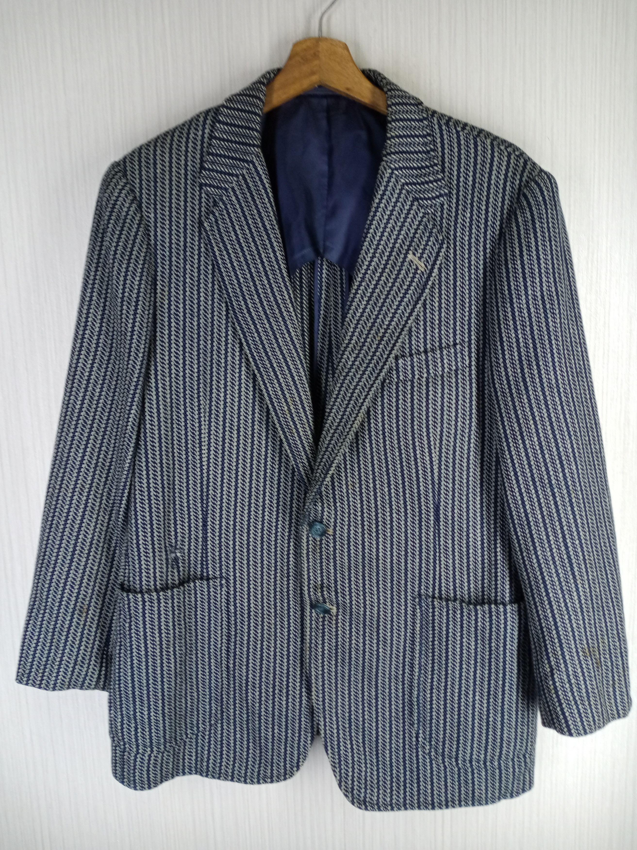 Johnstons Of Elgin Rare Vintage Johnston of Elgin Cashmere Wool Blazer Size US L / EU 52-54 / 3 - 1 Thumbnail