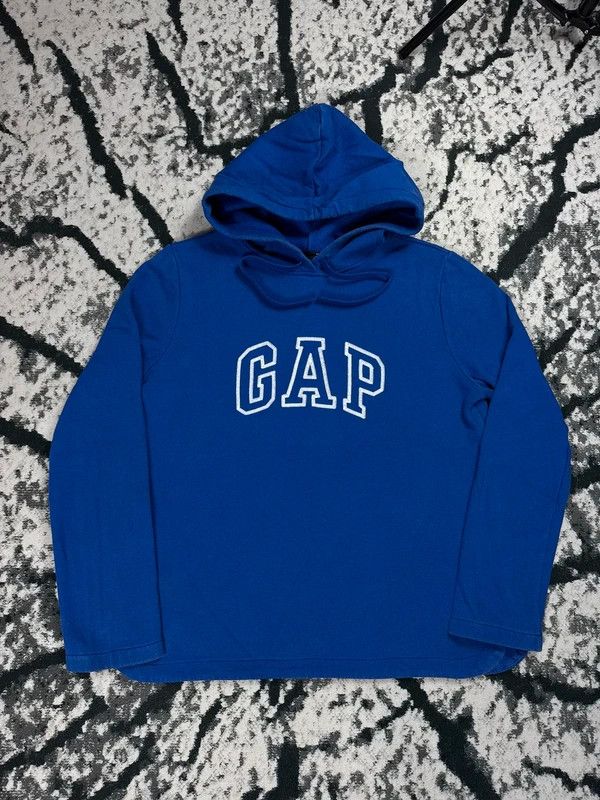 Gap Gap blue hoodie L logo Size US L / EU 52-54 / 3 - 1 Thumbnail