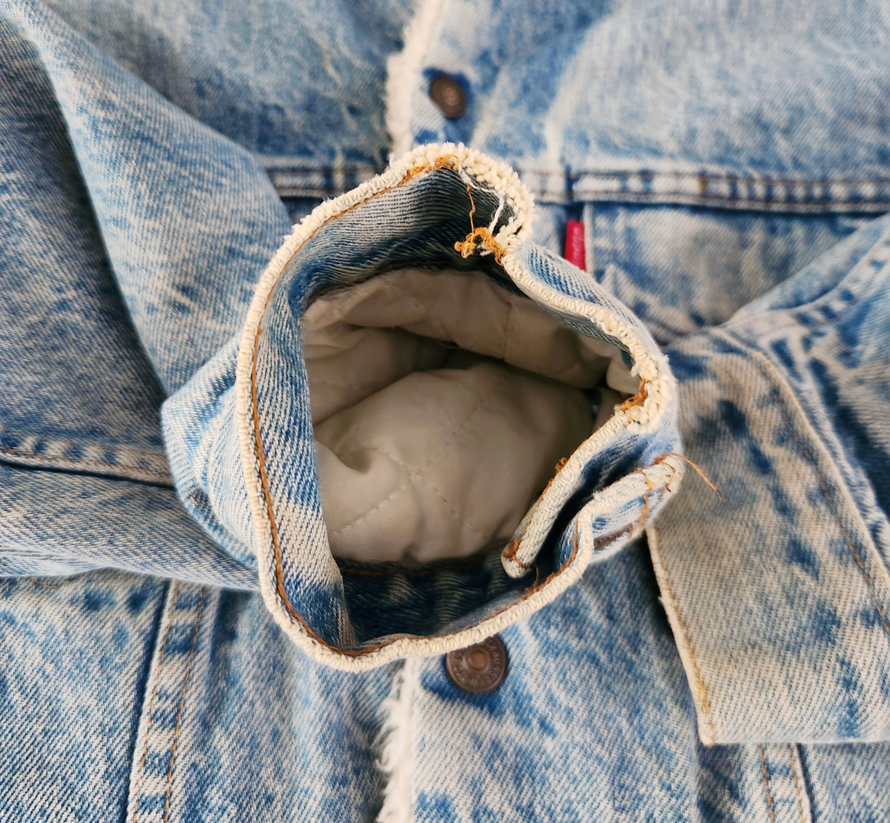 Levi's × Vintage LEVI'S TRUE VINTAGE SHERPA TRUCKER DENIM JACKET 1970S SZ 40 Size US M / EU 48-50 / 2 - 17 Thumbnail