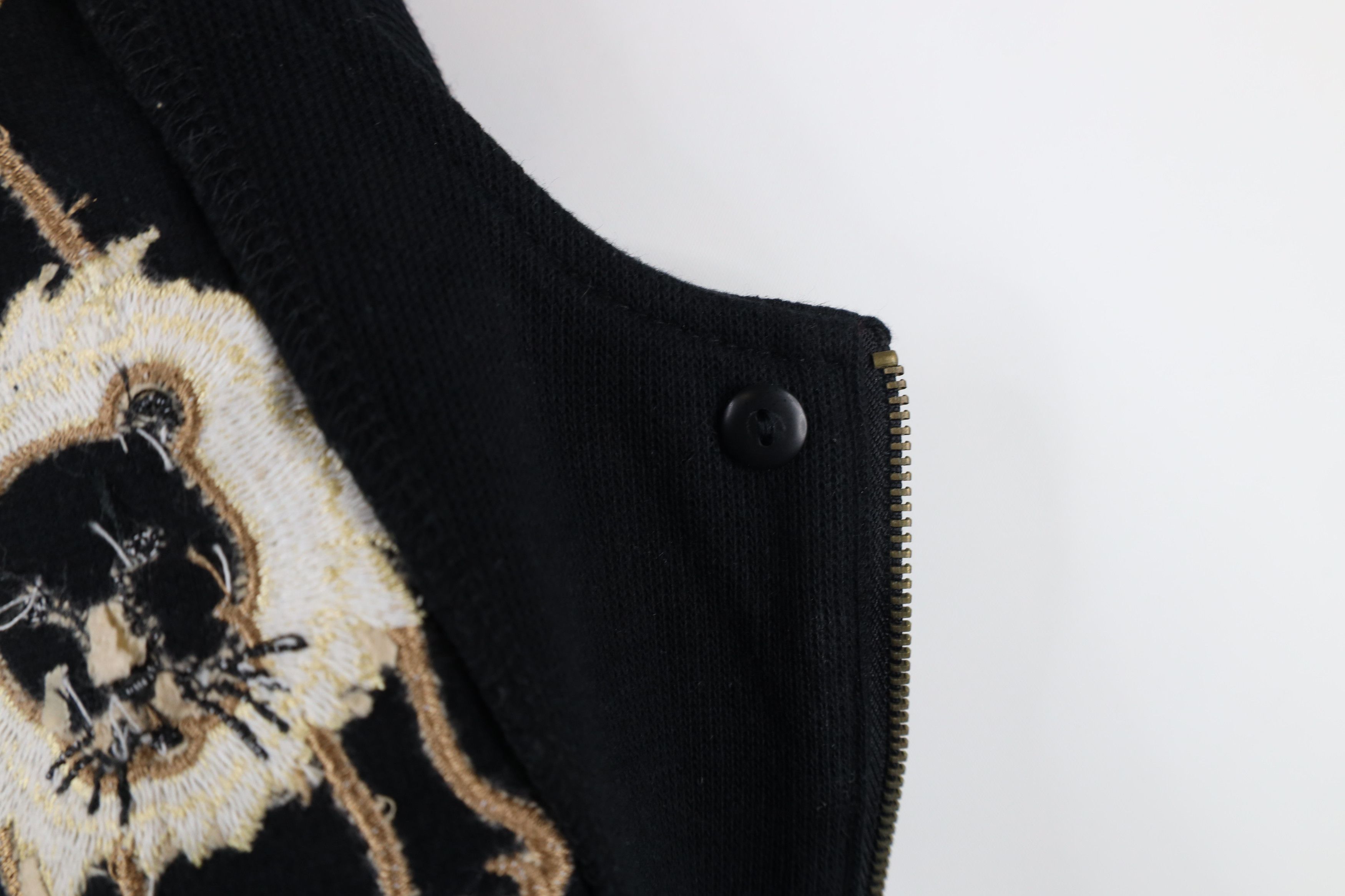 Vintage Vintage 90s Y2K Streetwear Knit Safari Lion Cardigan Sweater Size XL / US 12-14 / IT 48-50 - 10 Thumbnail