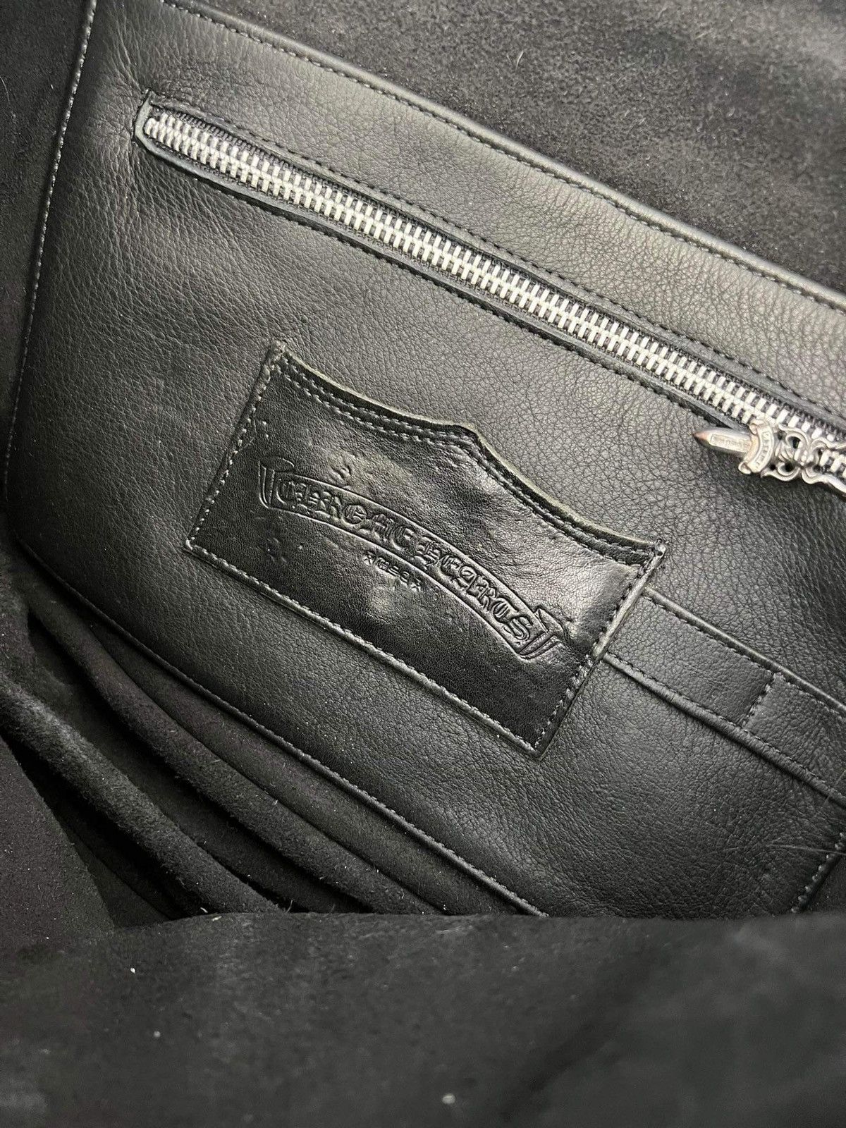 Chrome Hearts Chrome Hearts Leather Bag rare supreme jeans denim travis Size ONE SIZE - 4 Thumbnail