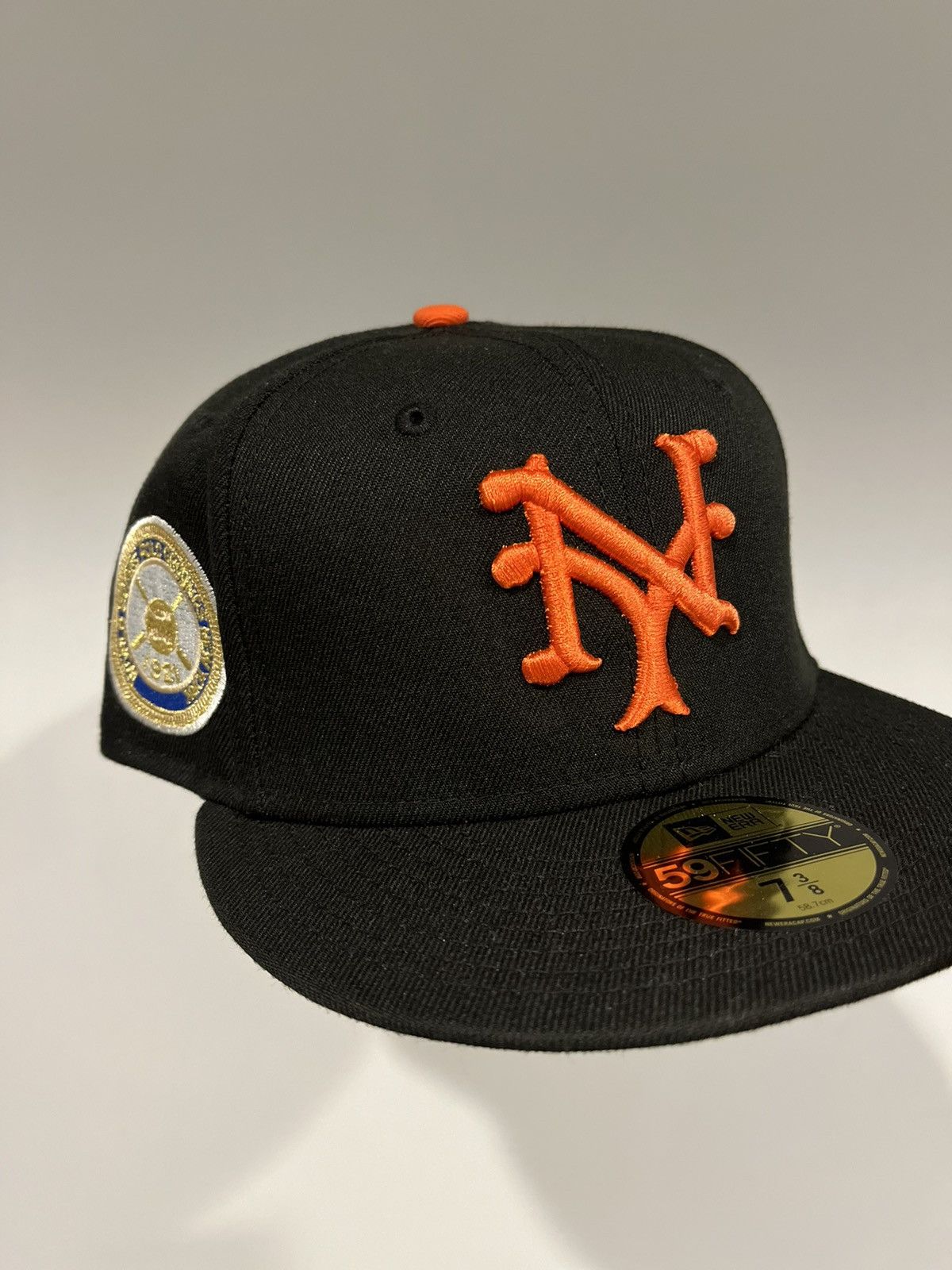 image of Hat Club x Mlb Hatclub Noho Exclusive New York Giants Polo Grounds Pinky in Black, Men's