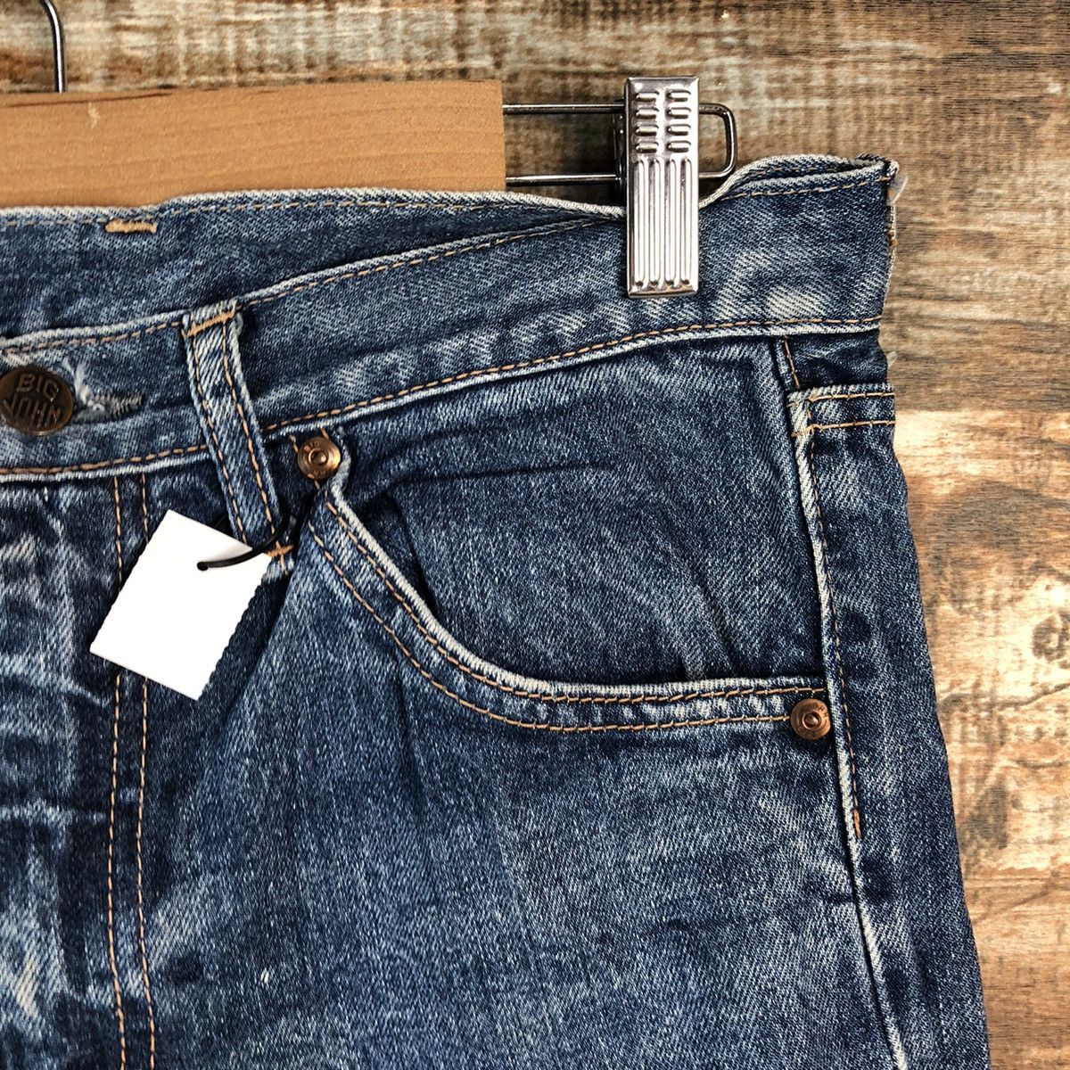 Big John Big John Blue vintage ripped Denim Pants #A2131 Size US 29 - 8 Thumbnail