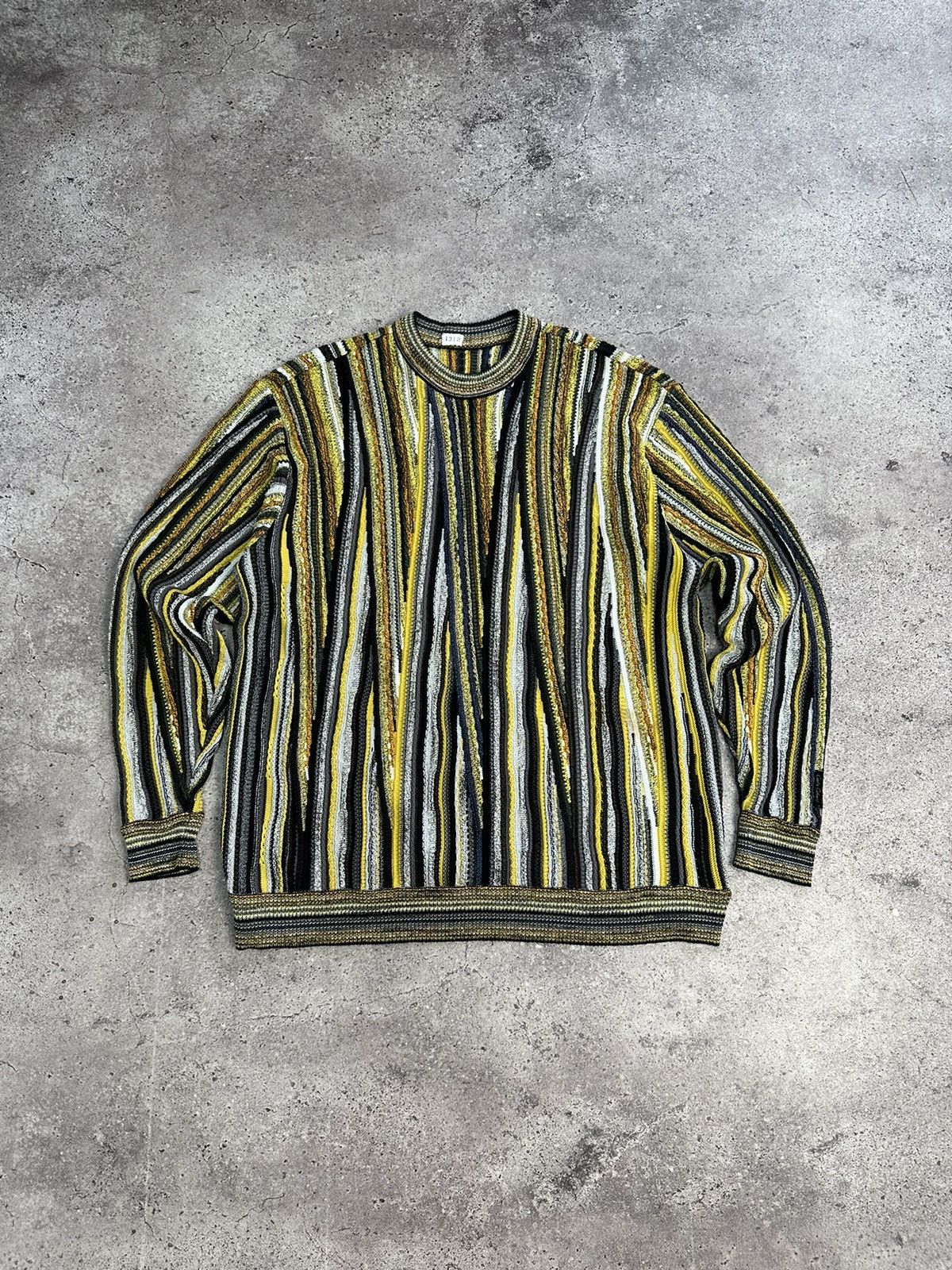 Carlo Colucci × Coogi × Vintage Vintage Carlo Colucci Knitted Sweater Coogi Style Archival Size US L / EU 52-54 / 3 - 1 Thumbnail