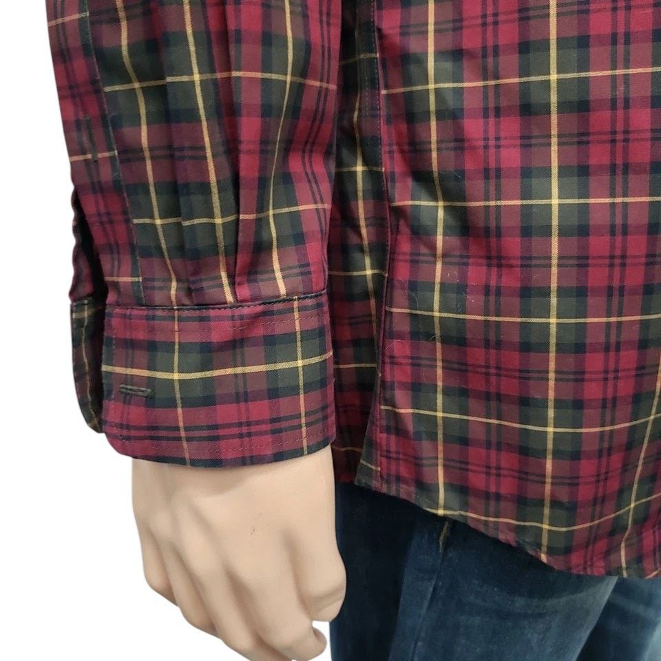 L.L. Bean L.L. Bean Shirt Slightly Fitted Tartan Plaid L/S Button Down Size US L / EU 52-54 / 3 - 9 Thumbnail