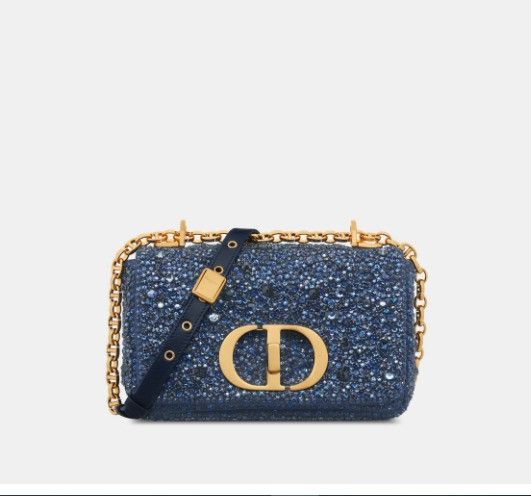 Dior o1w1db10924 Size: OS / Small Caro Bag in Blue Size ONE SIZE - 2 Thumbnail