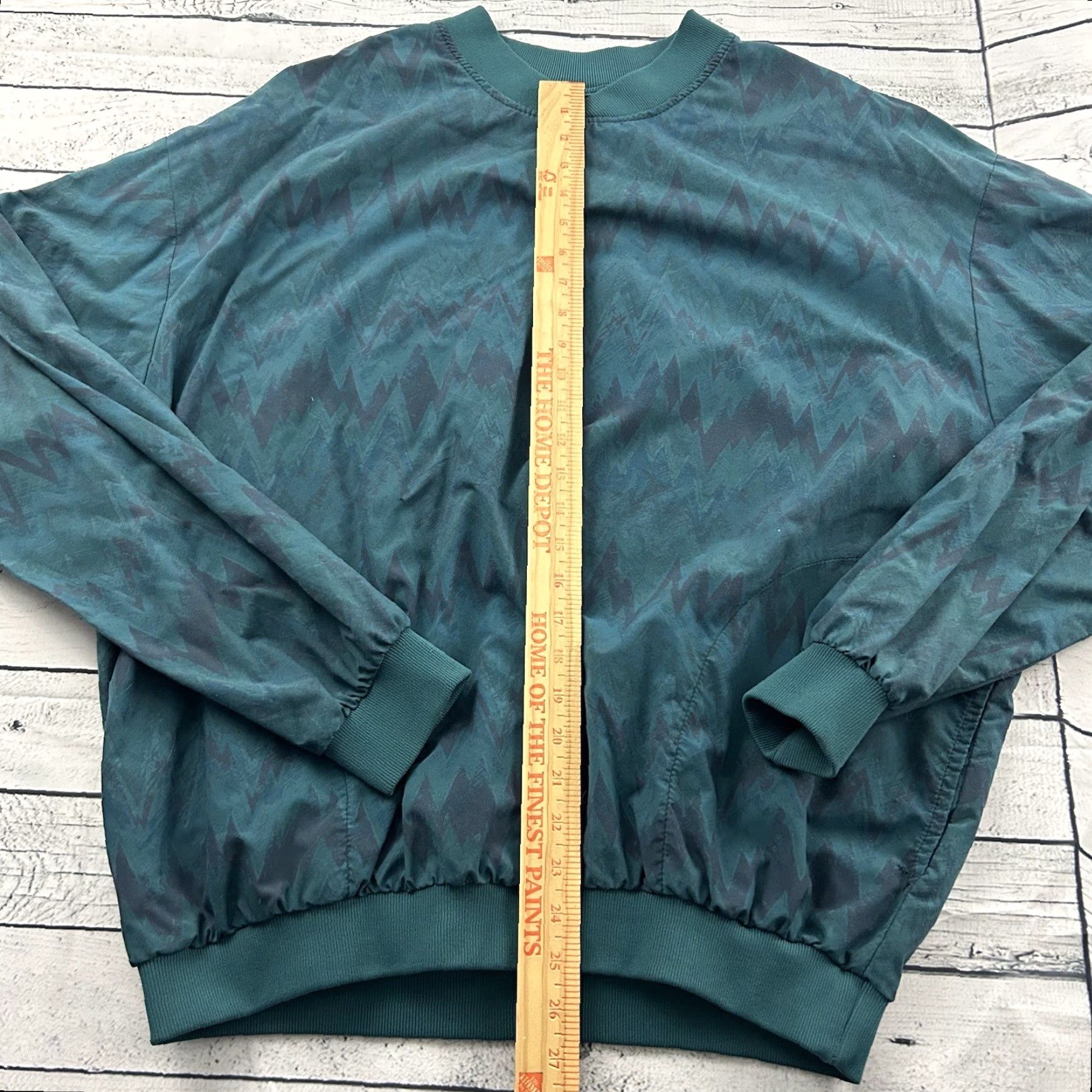 Vintage VINTAGE Turfer Jacket Golf Men XL Green Windbreaker Abstract Pullover Nylon Size US XL / EU 56 / 4 - 3 Thumbnail