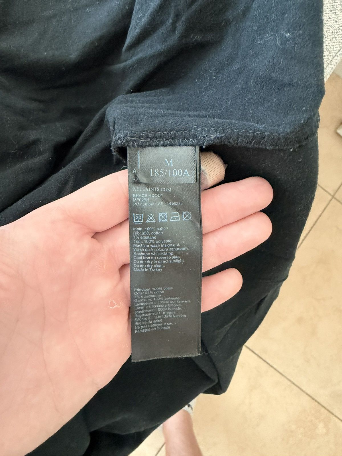 Allsaints All Saints Zip Up Hoodie Size US M / EU 48-50 / 2 - 3 Thumbnail