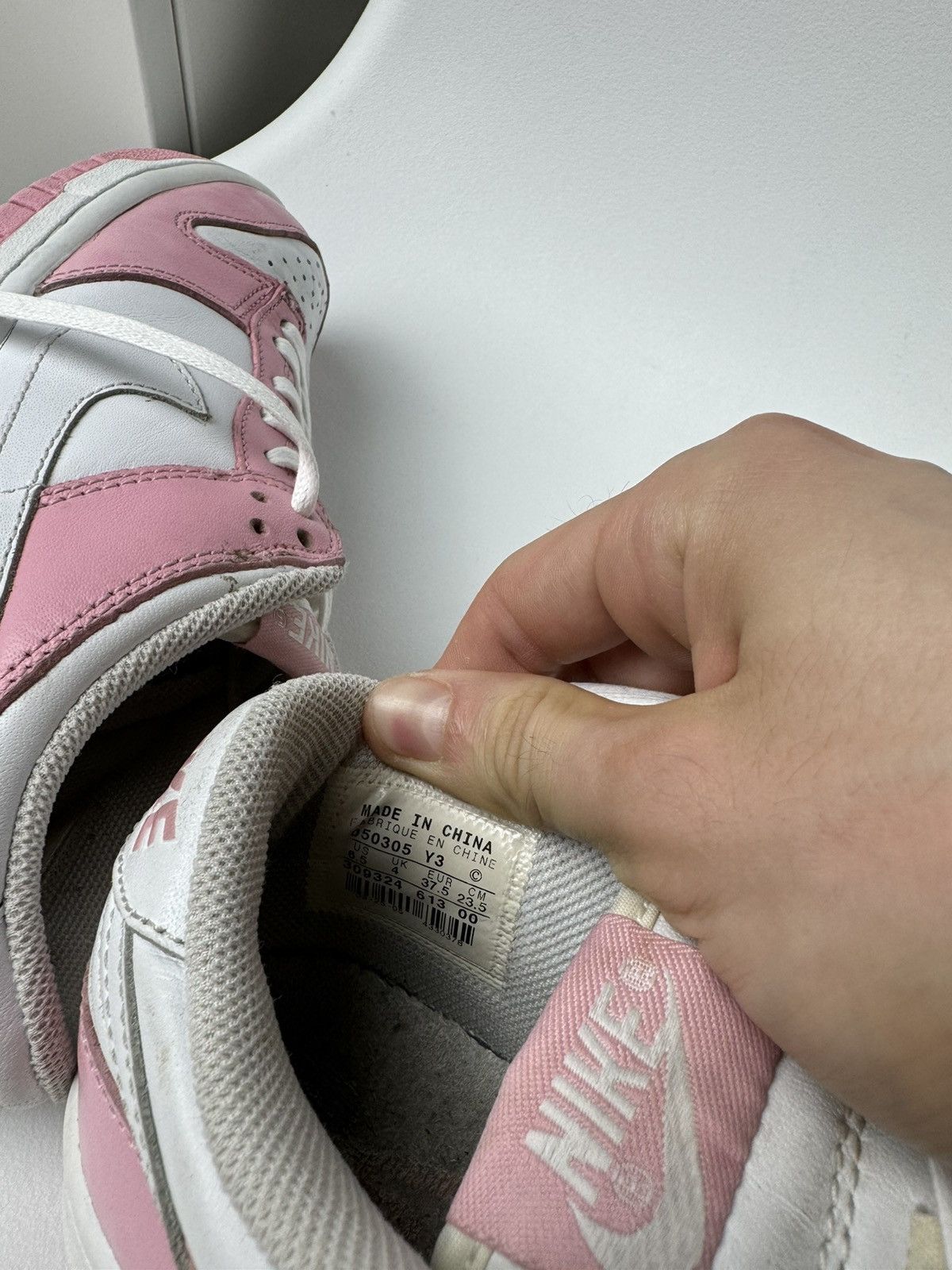Nike × Vintage Nike Dunk Vintage Pink Love 2005 Rare Size US 7.5 / IT 37.5 - 10 Thumbnail