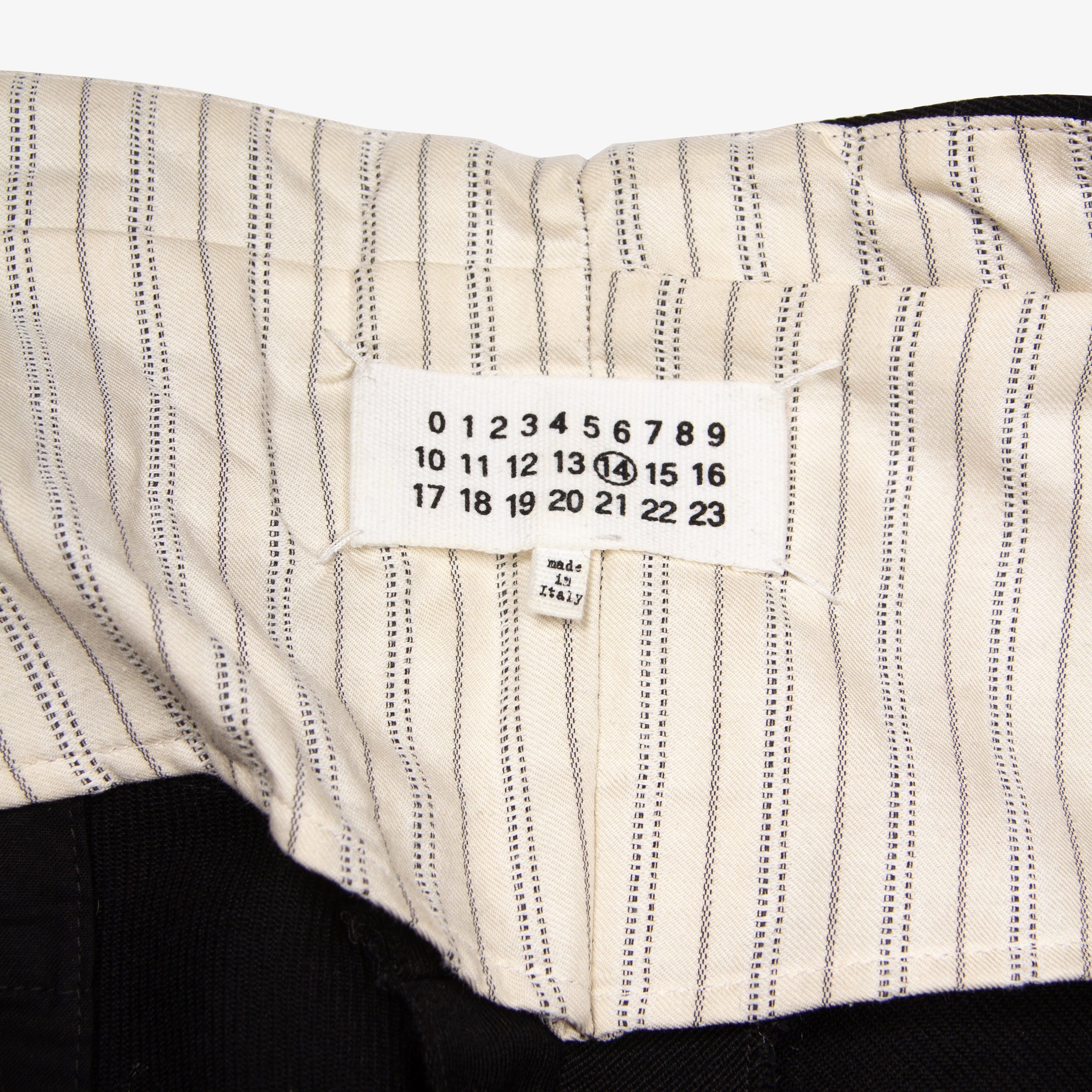 Maison Margiela MASON MARGIELA BLACK WOOL TROUSER | 52 Size US 34 / EU 50 - 5 Thumbnail