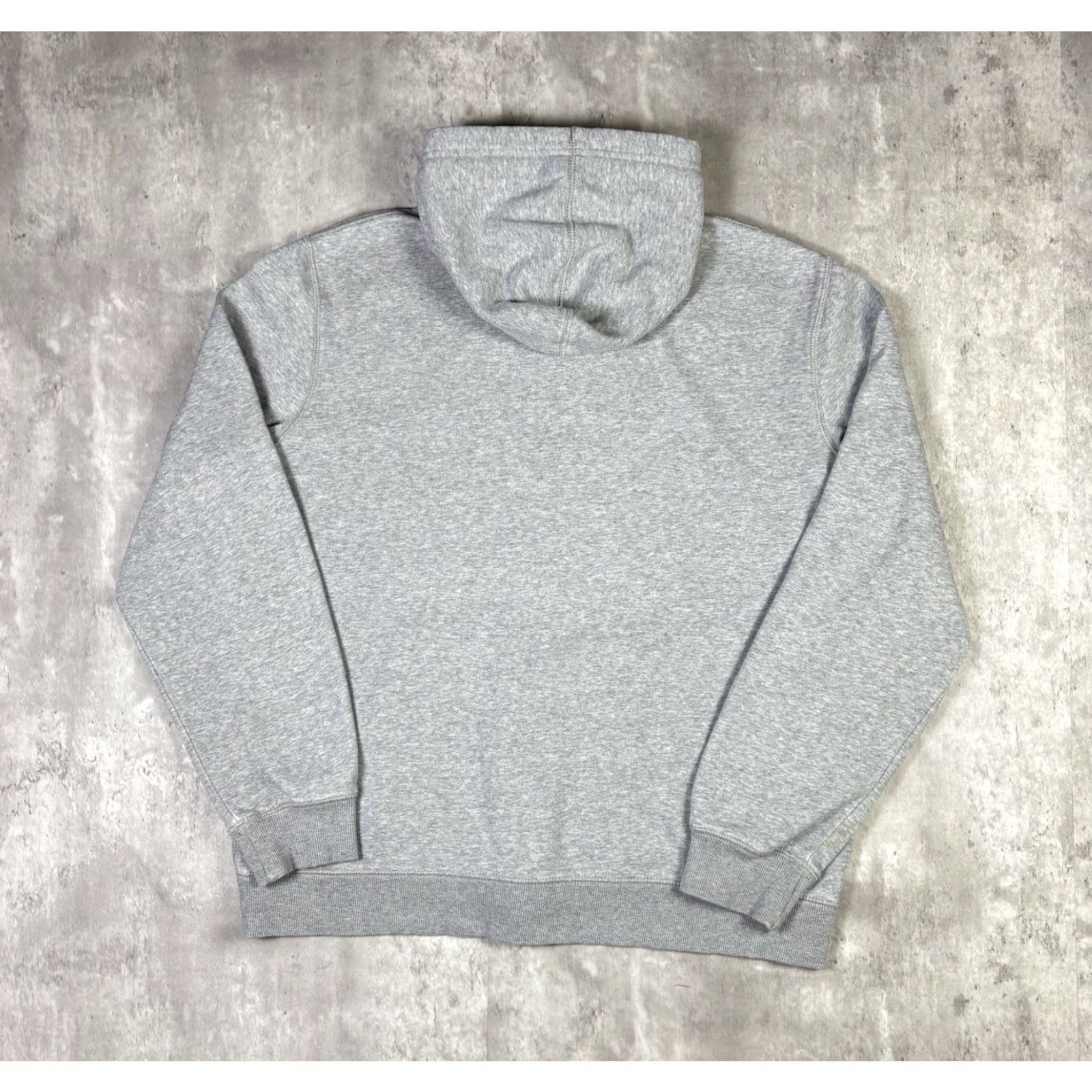 Nike VINTAGE Nike Hoodie Full Zip Gray Embroidered Swoosh Adult XL 2000s Grunge Skate Men's Regular Cotton Fleece Hooded Size US XL / EU 56 / 4 - 2 Thumbnail