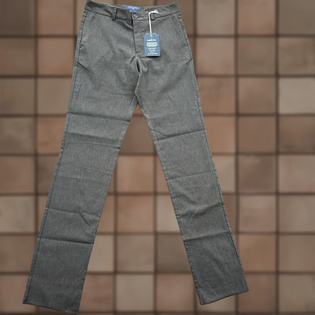 Vintage Journeyman Dress Pants Men 30 Gray Flat Front Regular Inseam 37in Business Office Pants Size US 30 / EU 46 - 1 Thumbnail