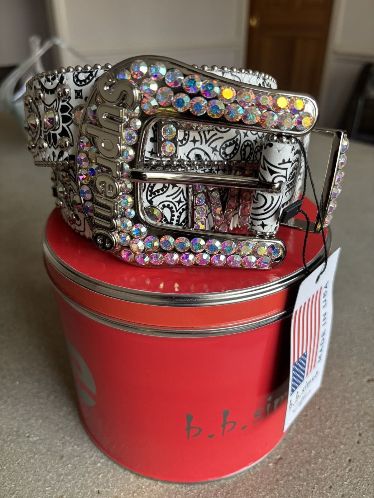 Supreme Supreme B.B. Simon Bandana Belt Size 36 - 2 Thumbnail