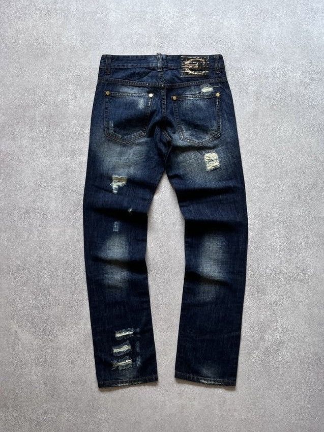 Vintage Just Cavalli Patchwork Baggy Flared Jeans 30