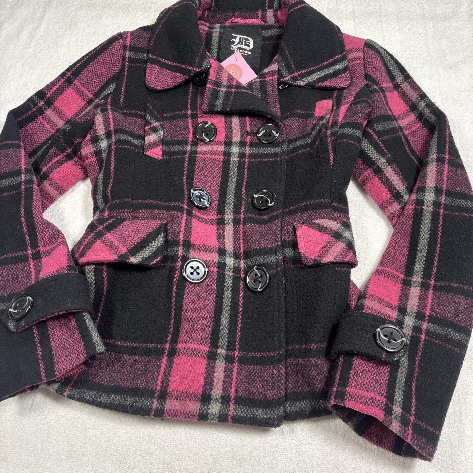 Other y2k pink grunge plaid jacket Size M / US 6-8 / IT 42-44 - 1 Thumbnail