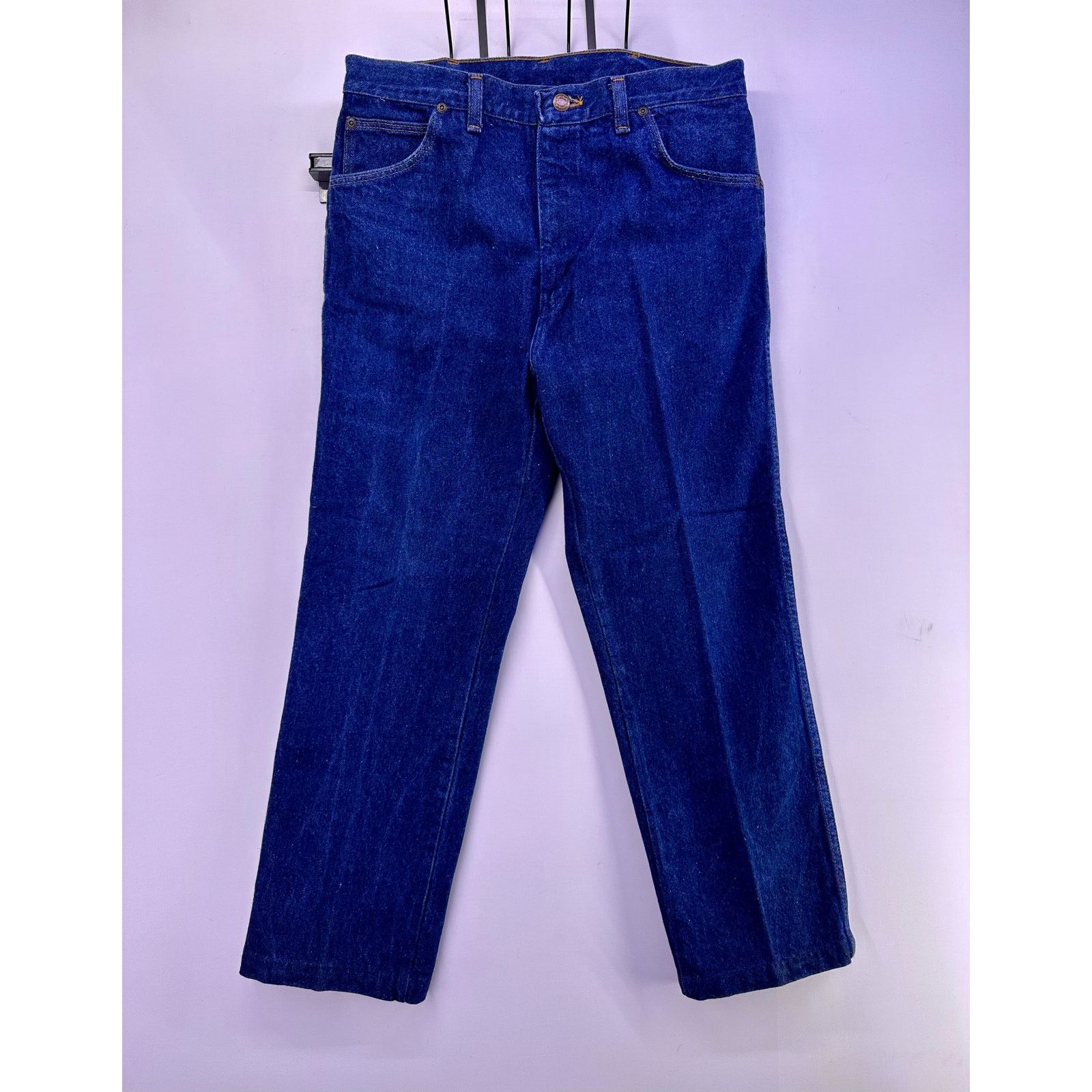 Wrangler Vintage Wrangler Jeans Sz 34 X 32 Rigid Denim Style 85223pw Size US 34 / EU 50 - 2 Thumbnail