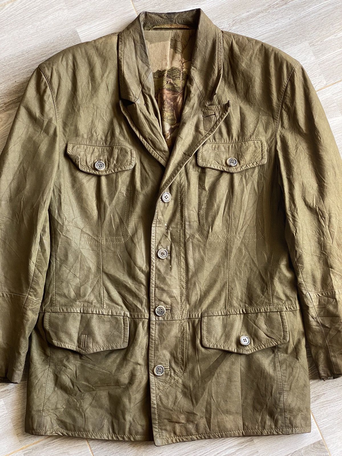 20471120 × Moreschi Moreschi Leather Jacket Size US M / EU 48-50 / 2 - 7 Thumbnail