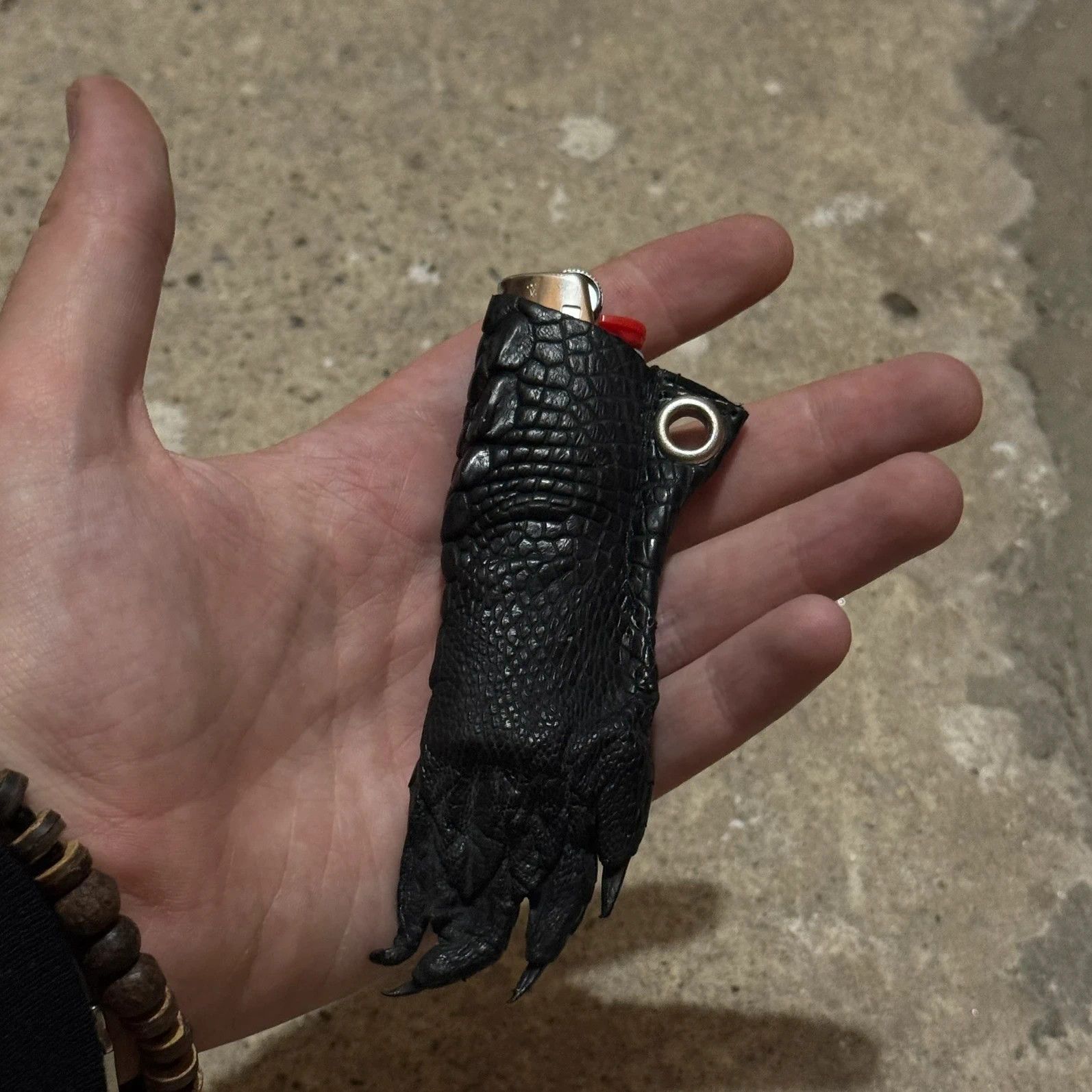 Other Real Crocodile paw leather lighter-case Size ONE SIZE - 4 Thumbnail