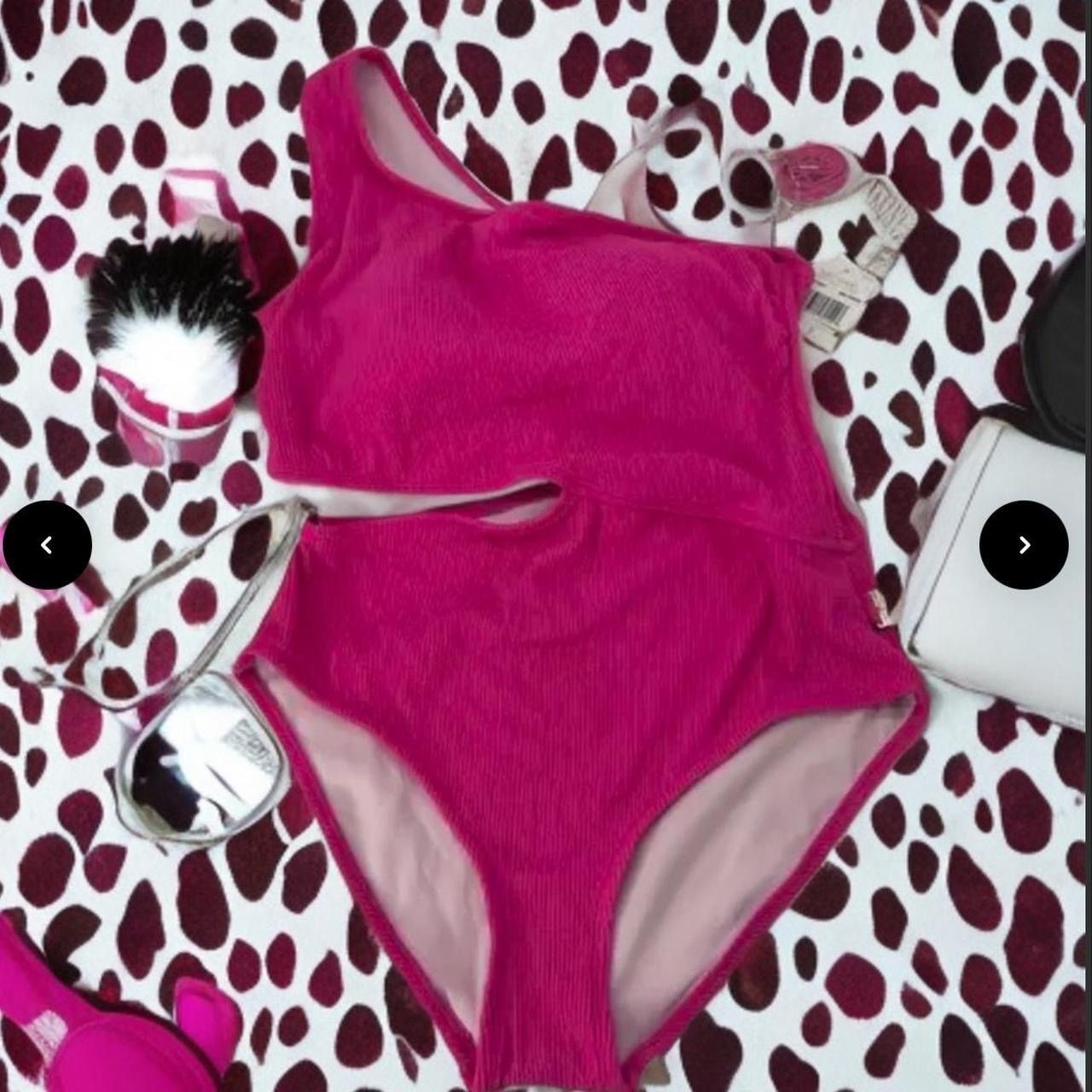 Michael Kors Michael Kors Women's Michael One Side Cut Swimsuit Size XL / US 12-14 / IT 48-50 - 3 Thumbnail