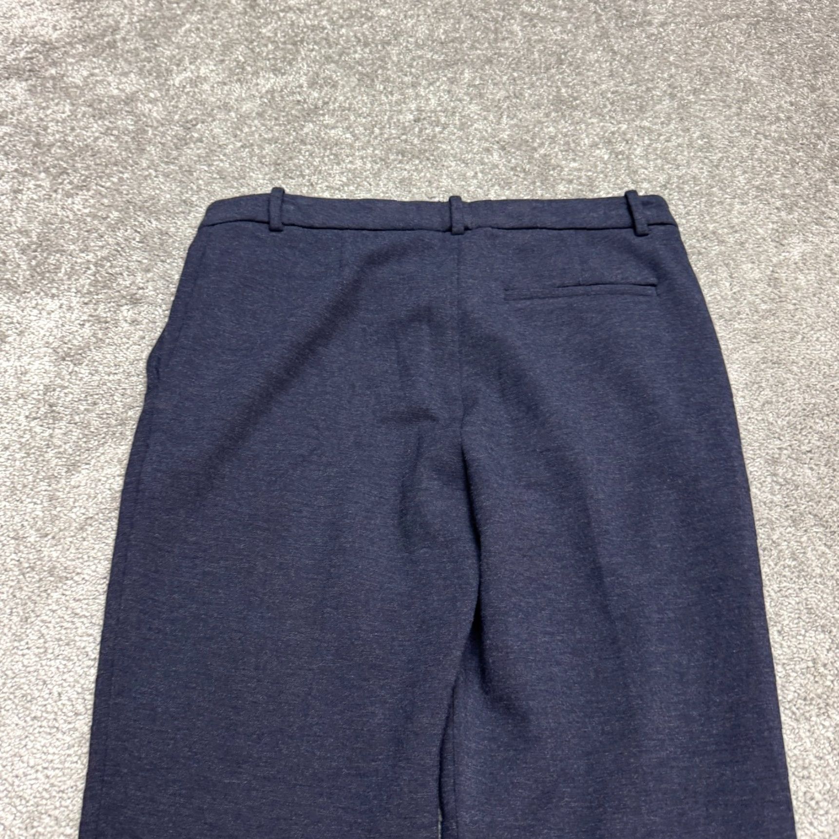 Theory Theory Fairfield Knit Trouser Pants Womens 8 Navy High Rise Tailored NWT Dress Pants Slim Straight Pockets Beginner-Friendly? Size 30" / US 8 / IT 44 - 4 Thumbnail