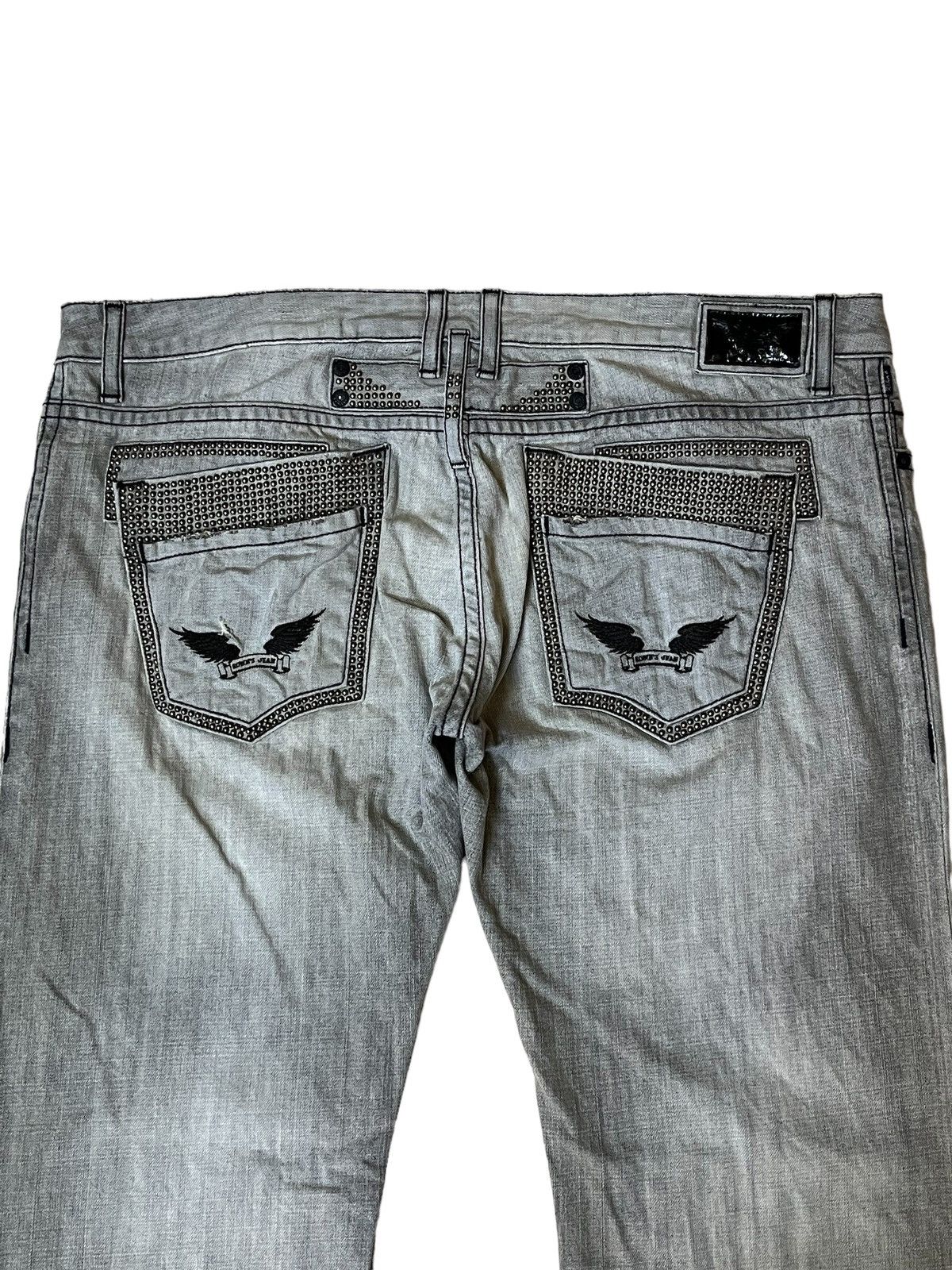 Robins Jeans SICK🔥VINTAGE ROBIN’S JEAN GREY LOWRISE STRAIGHT CUT JEANS Size US 44 / EU 60 - 7 Thumbnail