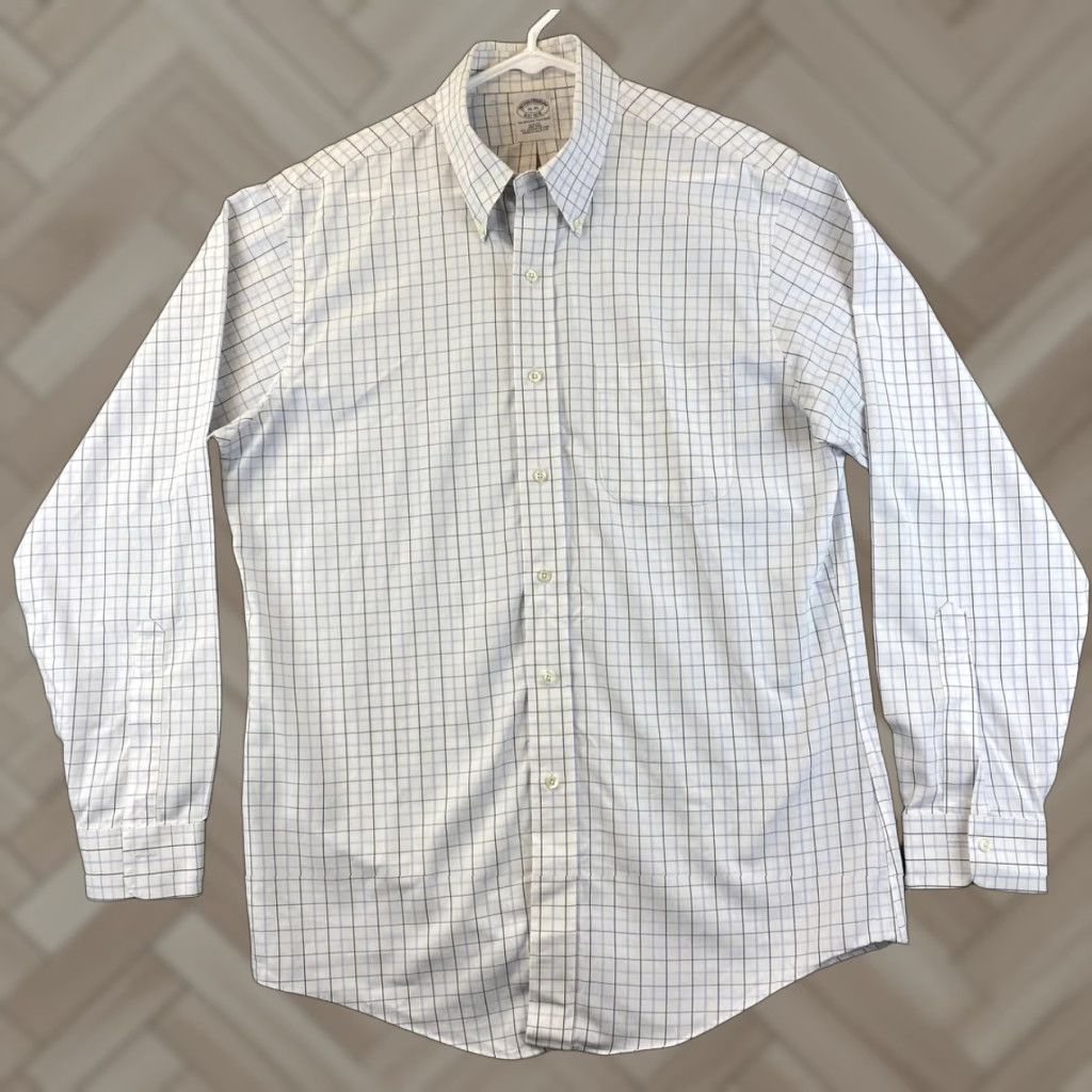 Brooks Brothers Brooks Brothers Shirt Men 16 L Button-Up Casual Cotton White Blue 90s Colorful Flower Multicolor Regular Size US L / EU 52-54 / 3 - 1 Thumbnail