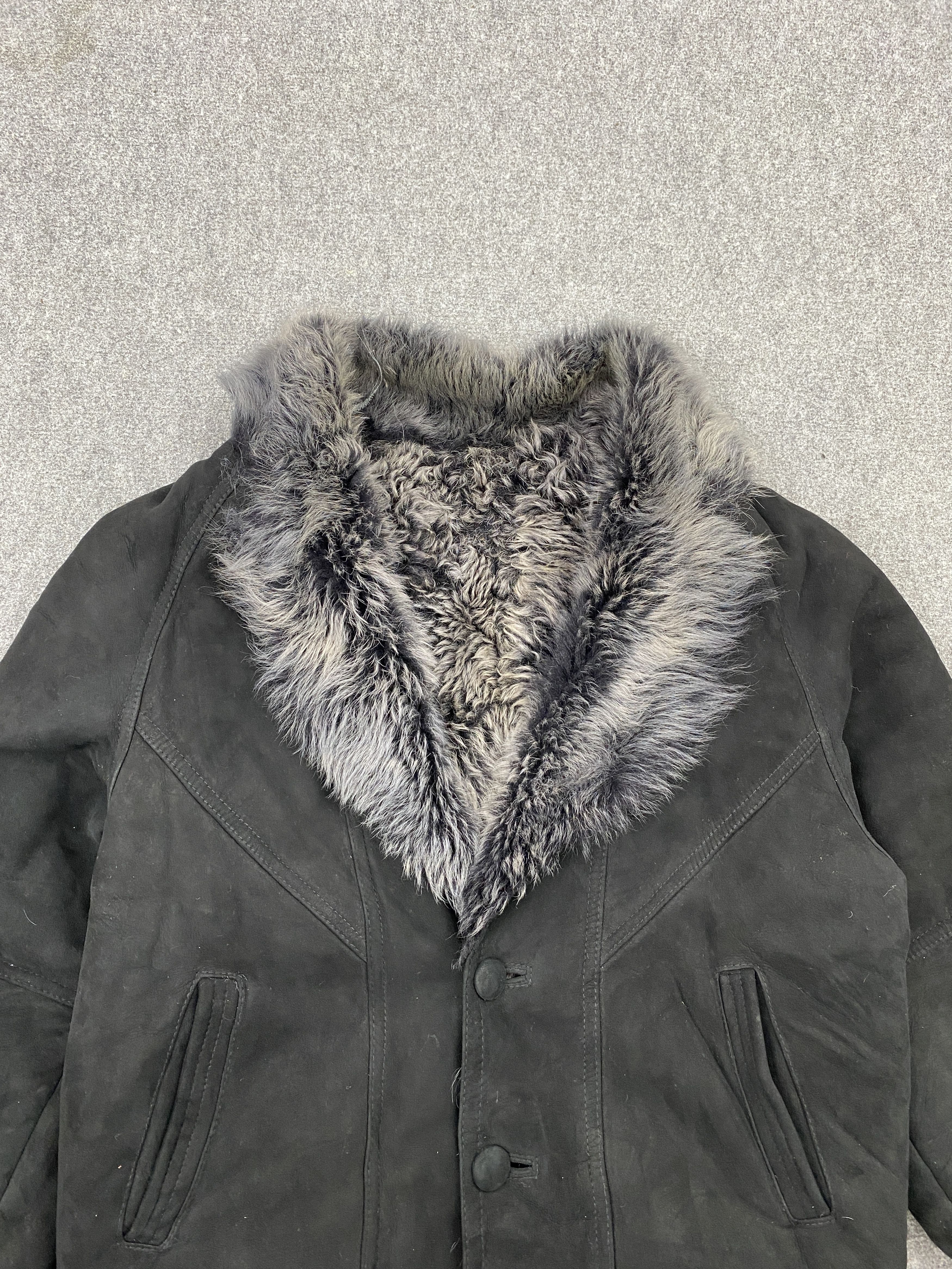 If Six Was Nine Vintage Nino Cerruti Fur Suede Jacket MJ0082 Size US L / EU 52-54 / 3 - 4 Thumbnail
