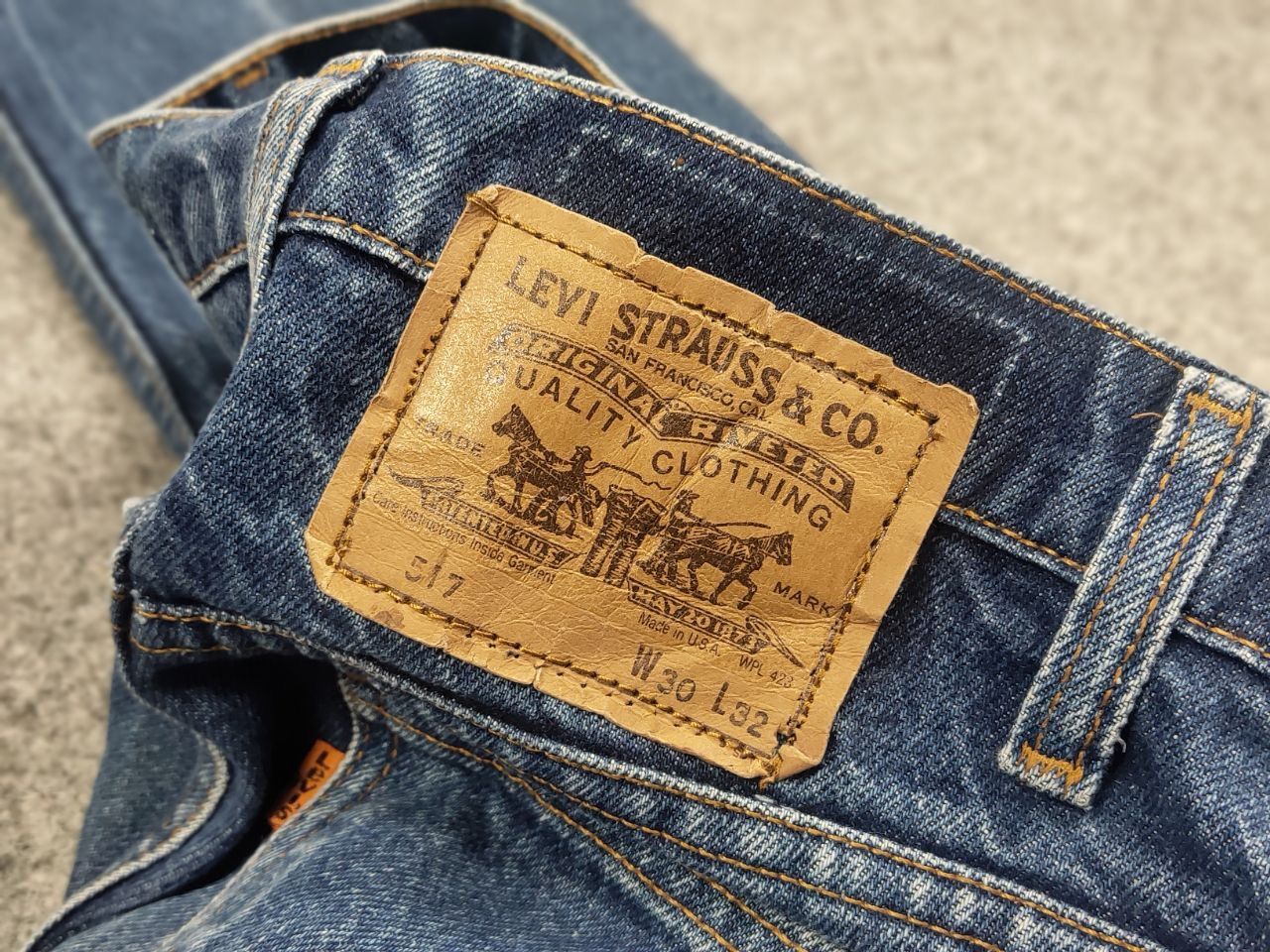 Levi's Vintage 90's levis 517 Sashiko Japan Patchwork Denim Jeans Size US 30 / EU 46 - 14 Thumbnail