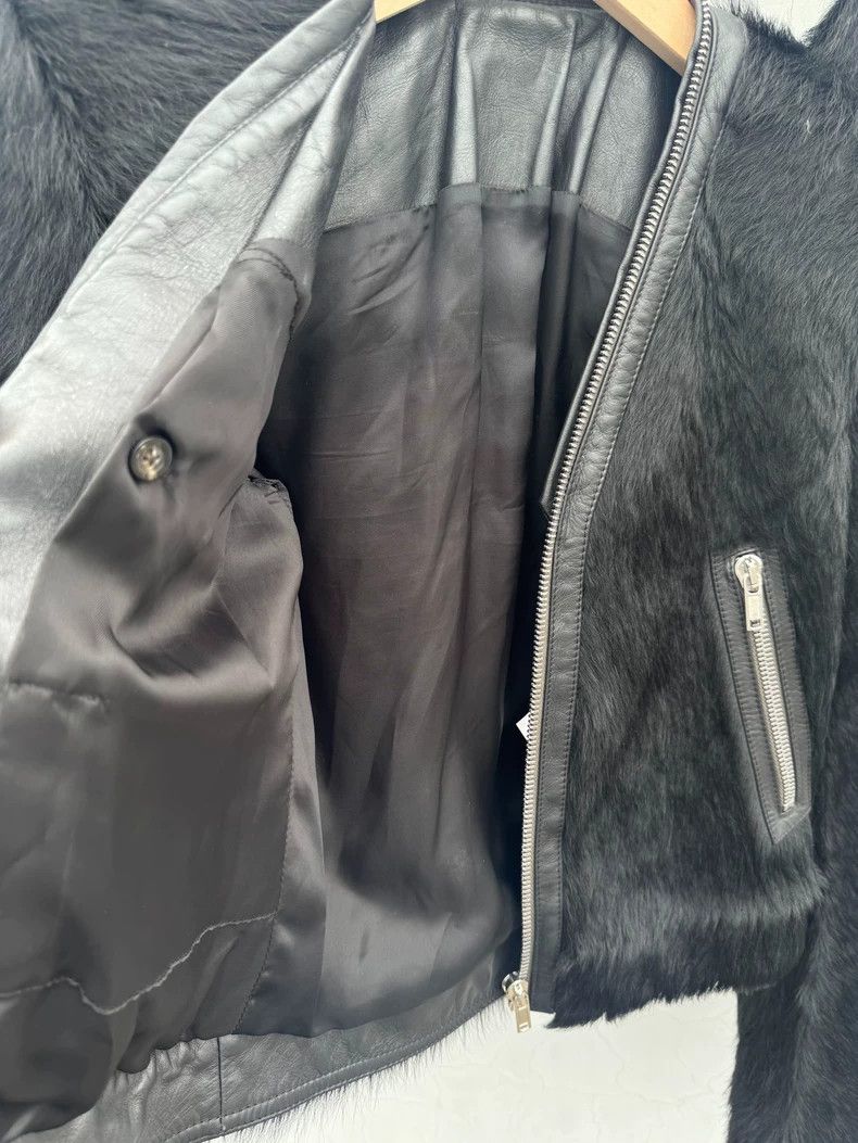 Rick Owens Rick Owens 22SS Horsehair Devil Horn Jacket 2501-Nextarrow Size US XXS / EU 40 - 6 Thumbnail