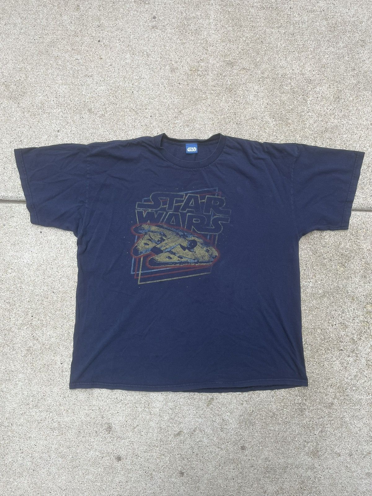 Star Wars × Vintage Vintage Star Wars Millennium Falcon Tee Size US XL / EU 56 / 4 - 1 Thumbnail