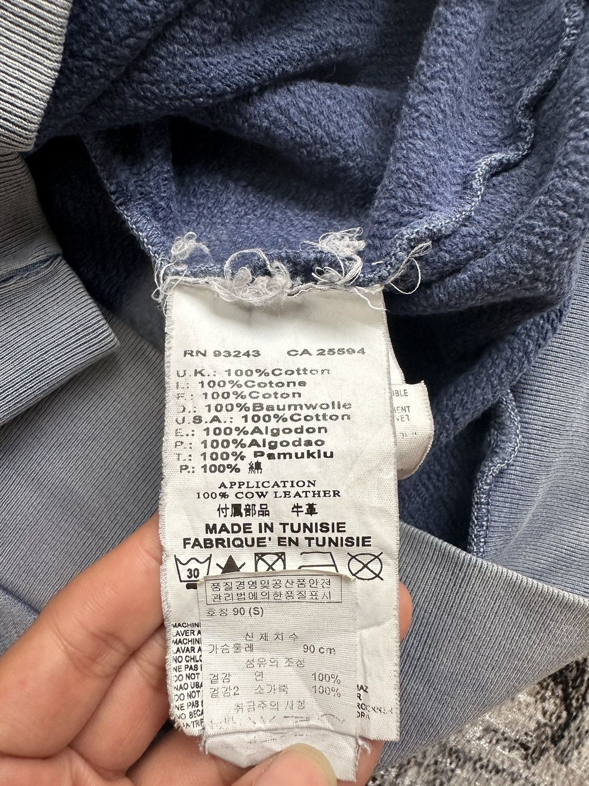 Diesel PERFECT FADED DIESEL FUR HOODIE EMBROIDERY STAR SKULL Size US L / EU 52-54 / 3 - 8 Thumbnail