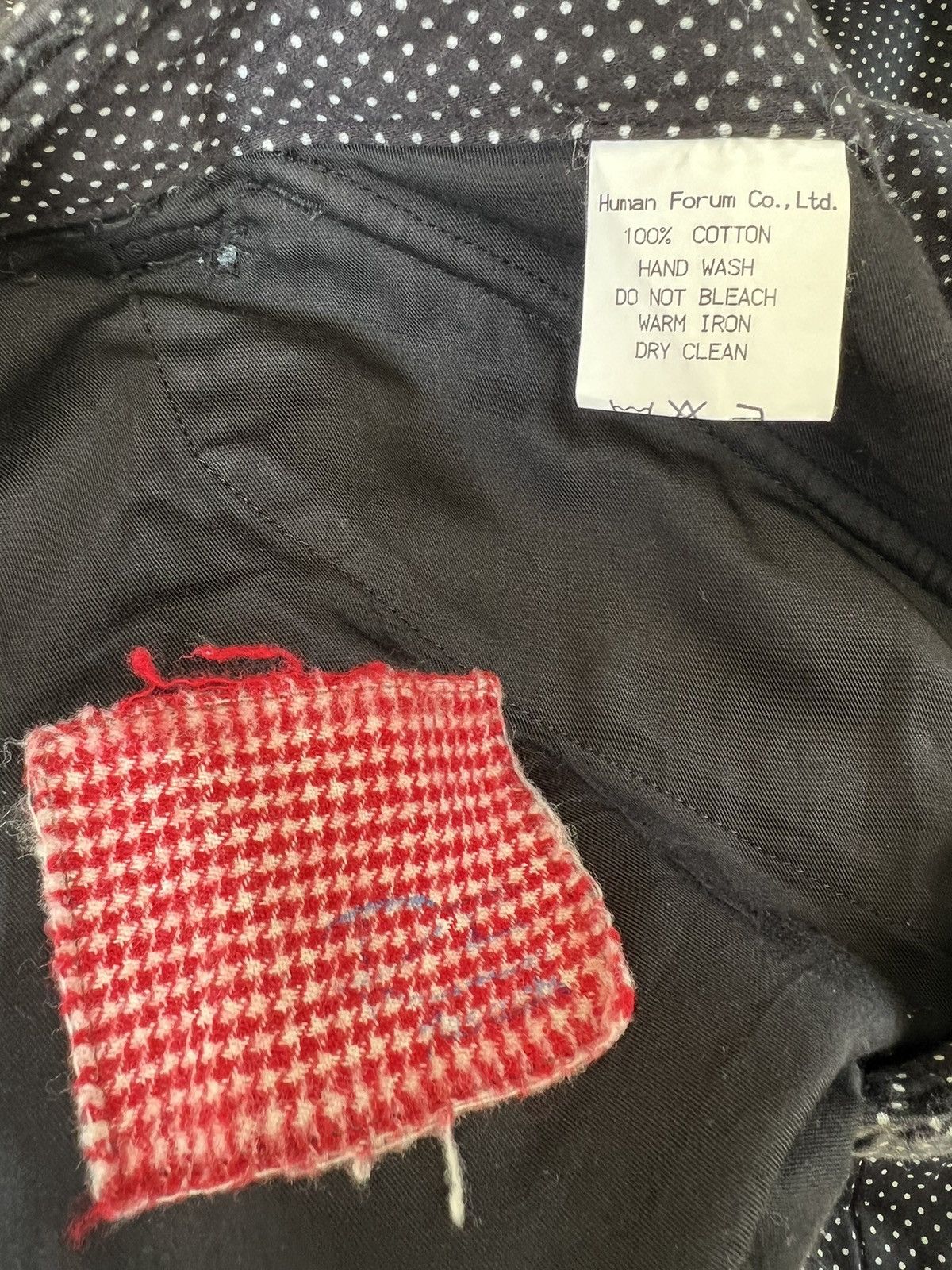 Vintage Vintage Human Forum Japan Baggy Polka Dot Cargo Trouser Size US 32 / EU 48 - 21 Thumbnail