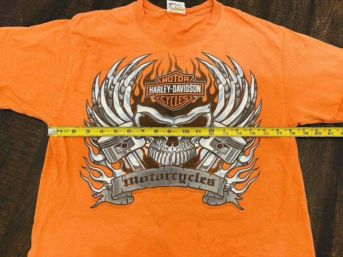 Harley Davidson Harley Davidson Shirt Mens Medium Orange Short Sleeve Size US M / EU 48-50 / 2 - 8 Thumbnail