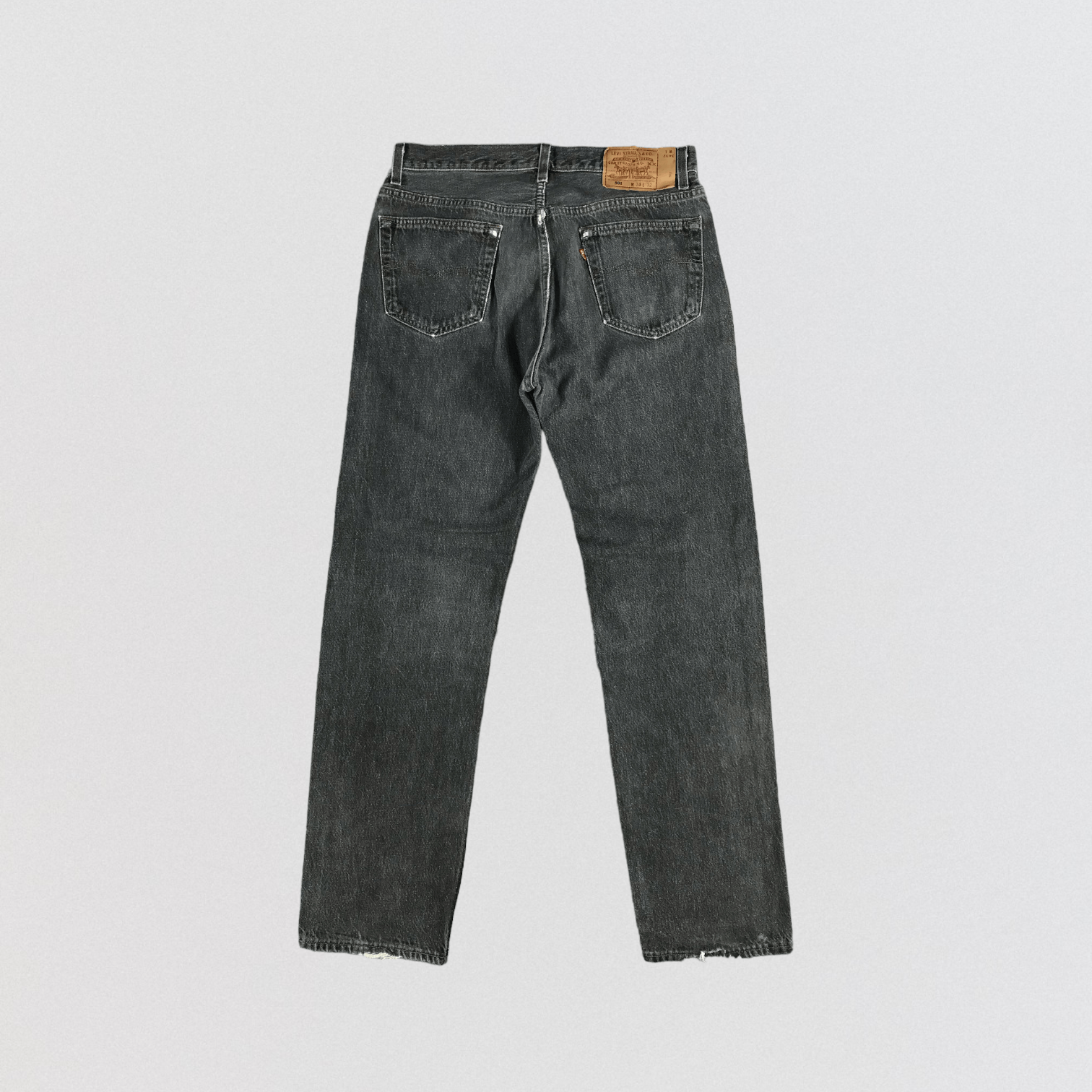 Levi's Vintage 90s Levis 501 Faded Black Jeans-JM2581 Size US 33 - 2 Thumbnail