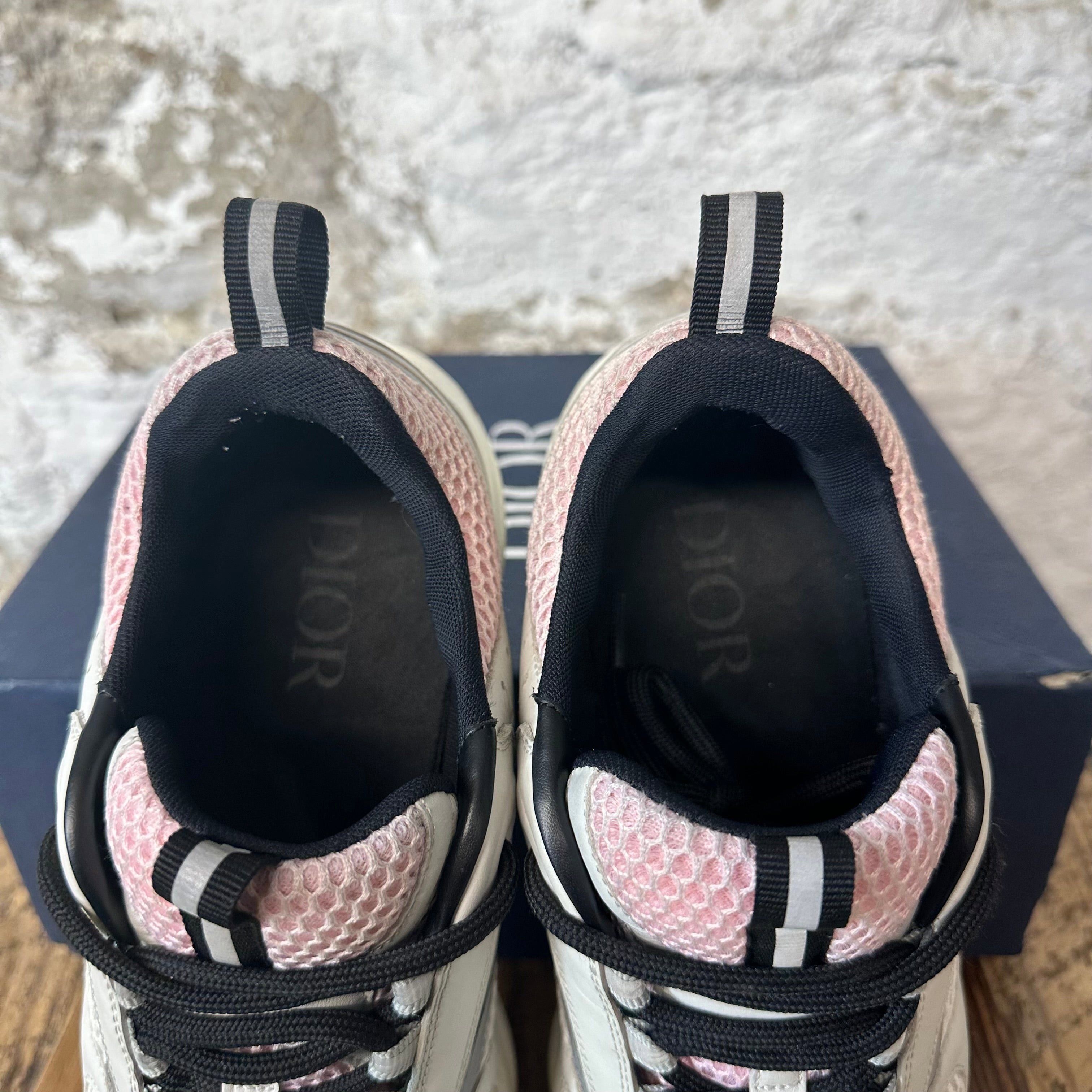 Dior DIor B22 Pink Grey White Sneaker Sz 9 (42) Size US 9 / EU 42 - 4 Thumbnail