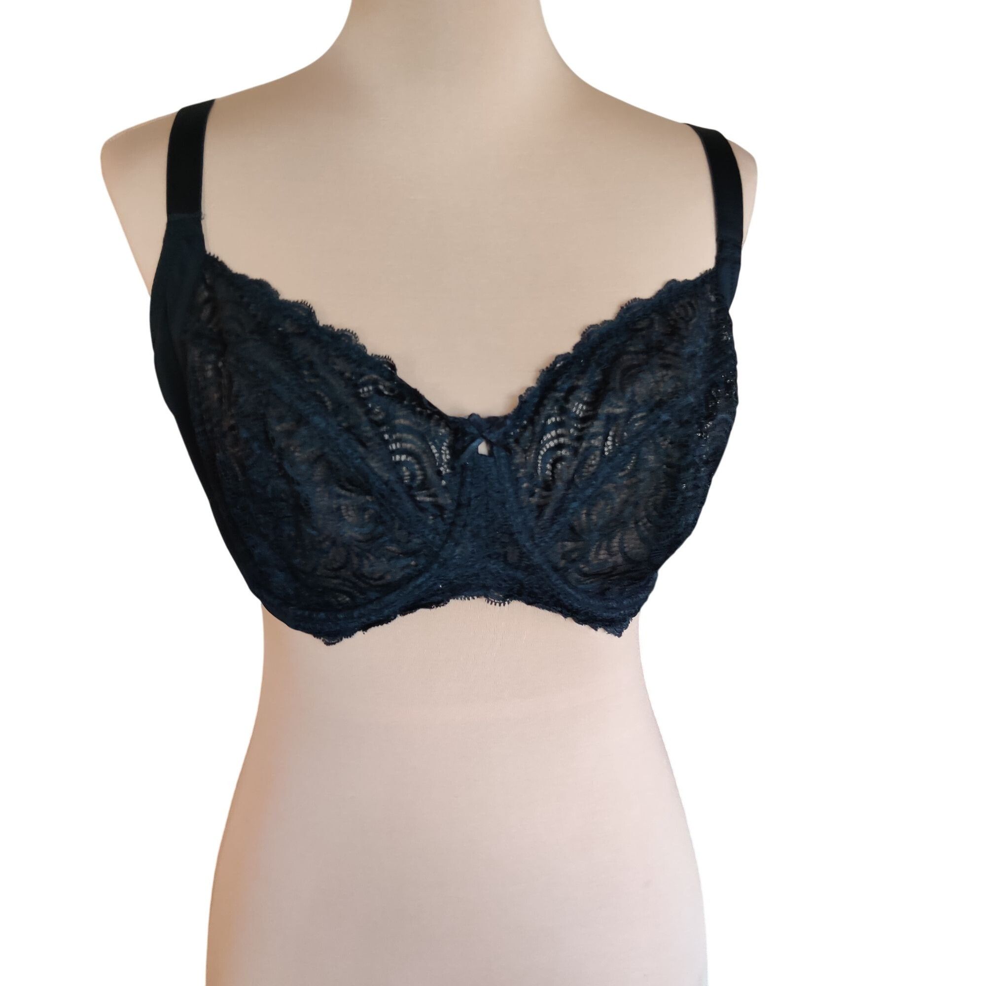 Other Triumph Formfit Womens Bra Full Figure Support Black Lace Si Size ONE SIZE - 1 Thumbnail