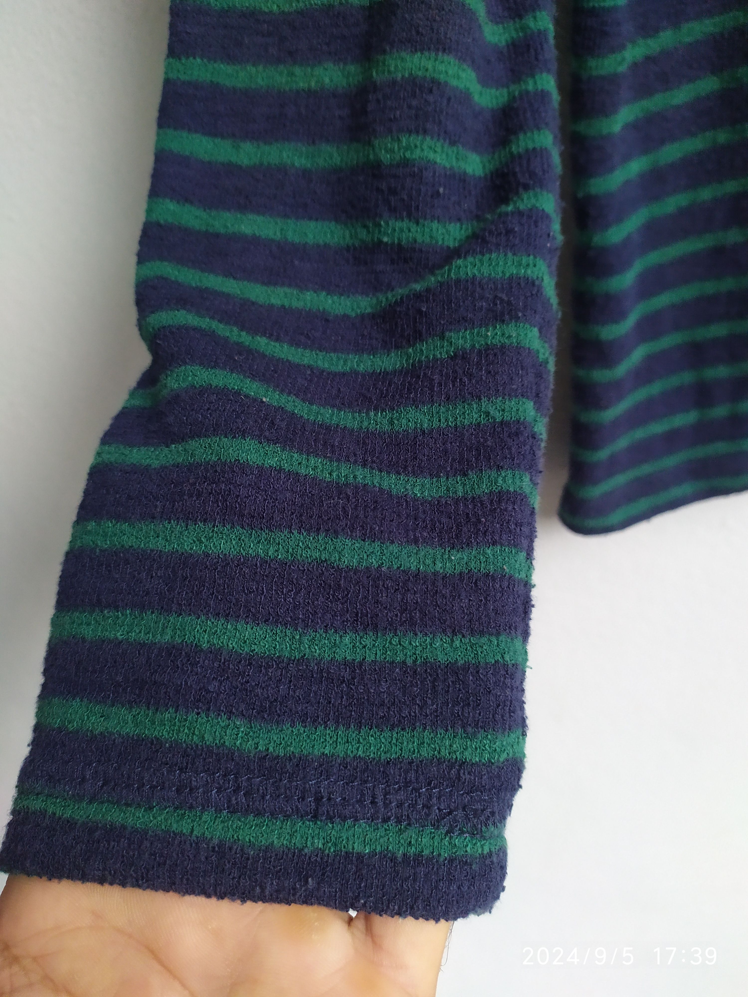 If Six Was Nine × Japanese Brand × Le Grande Bleu (L.G.B.) Japanese Sevenday Sunday Stripe Long Sleeve Ifsix Lgb Style Size US M / EU 48-50 / 2 - 3 Thumbnail