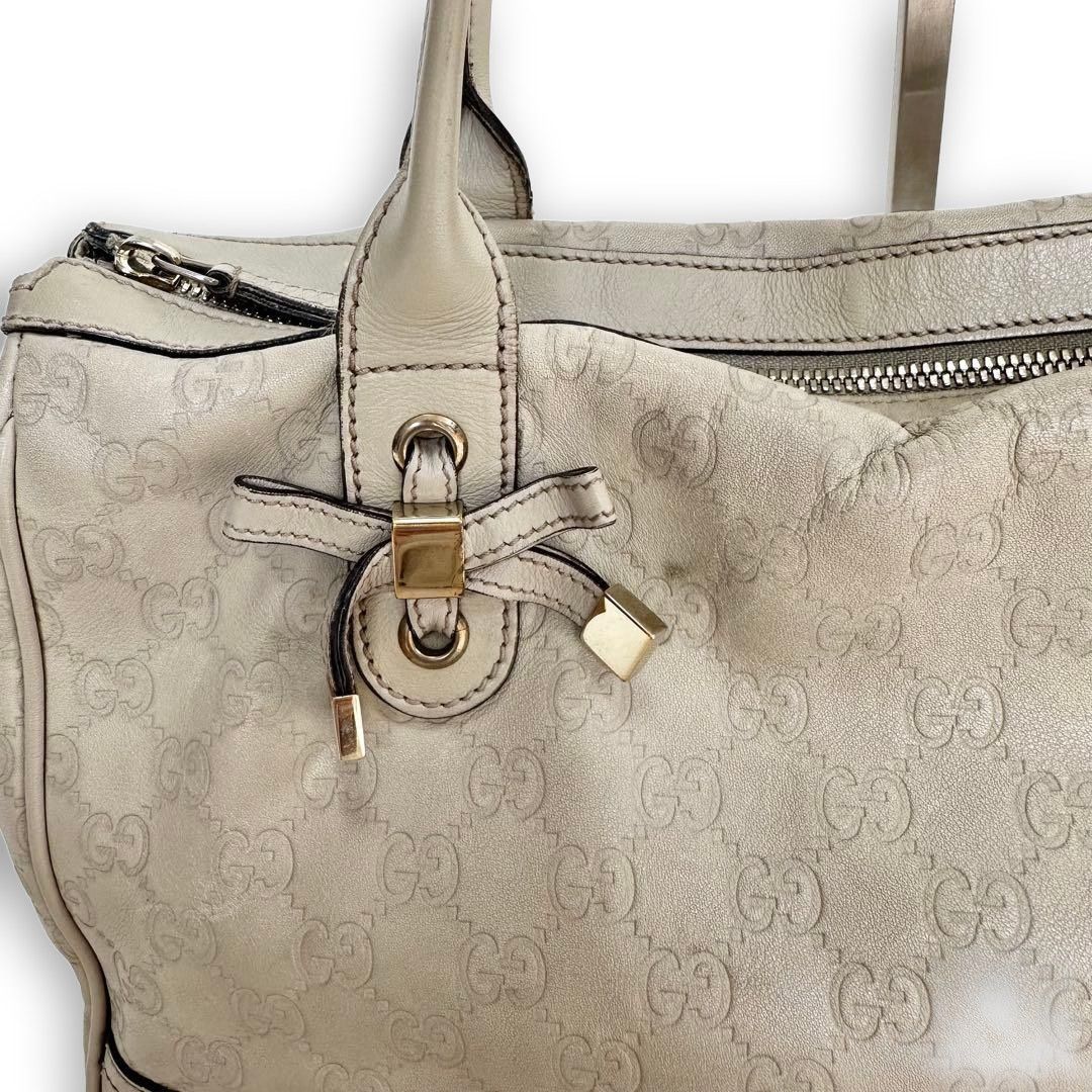 Gucci GUCCI - Princy Guccissima Leather Tote Bag Beige Preloved Size ONE SIZE - 3 Thumbnail