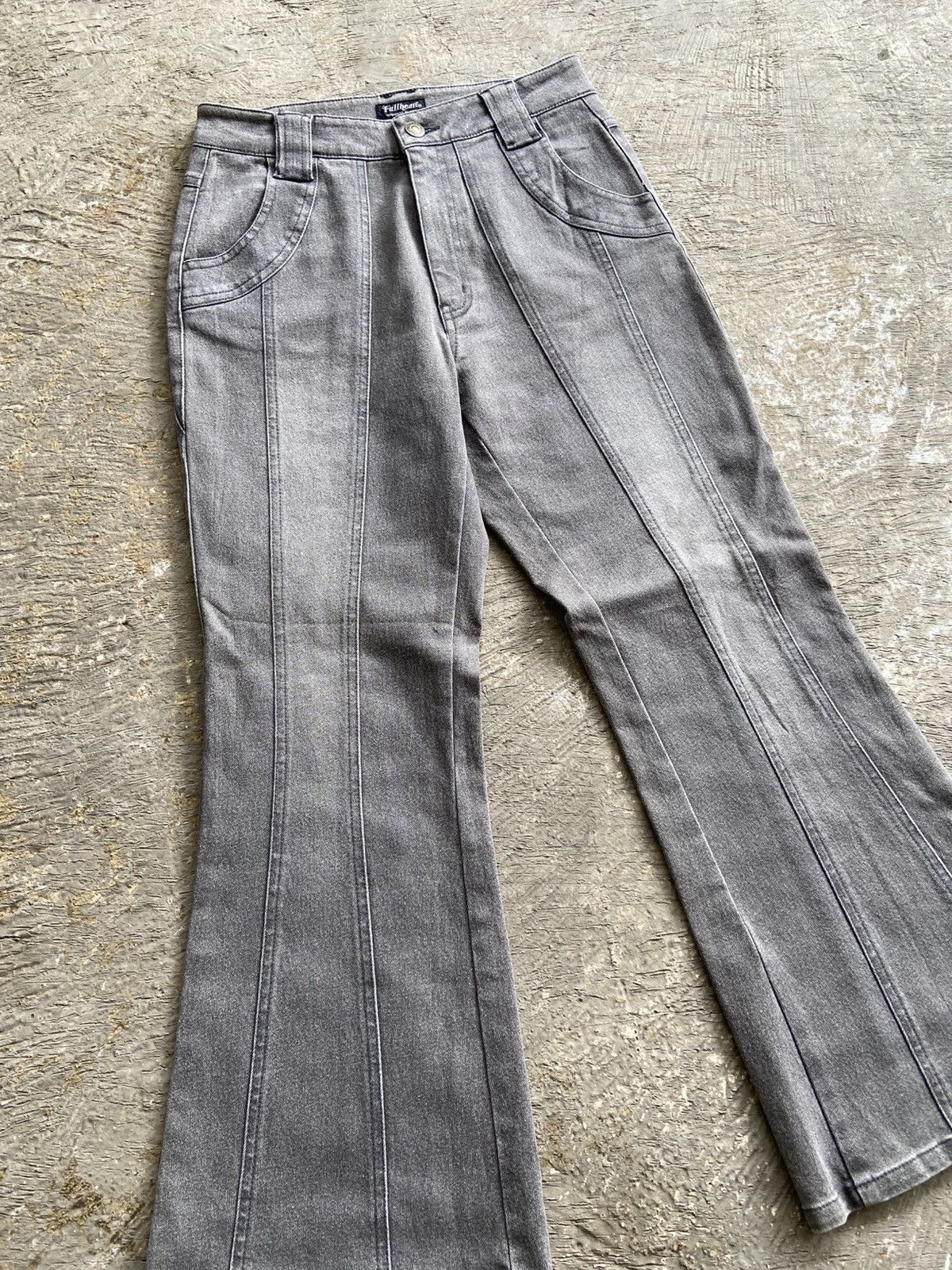Japanese Brand 2000s Fullheart - LGB Style Flared Pants Size US 29 - 2 Thumbnail