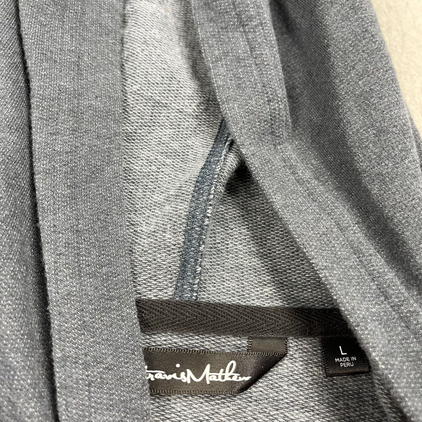 TravisMathew Travis Mathew Hoodie Mens Large Golf Exits Covered Pullover Sweatshirt Henley TM Color: Blue Pattern: Solid Size: L Theme: Sports Features: Hooded Size US L / EU 52-54 / 3 - 3 Thumbnail