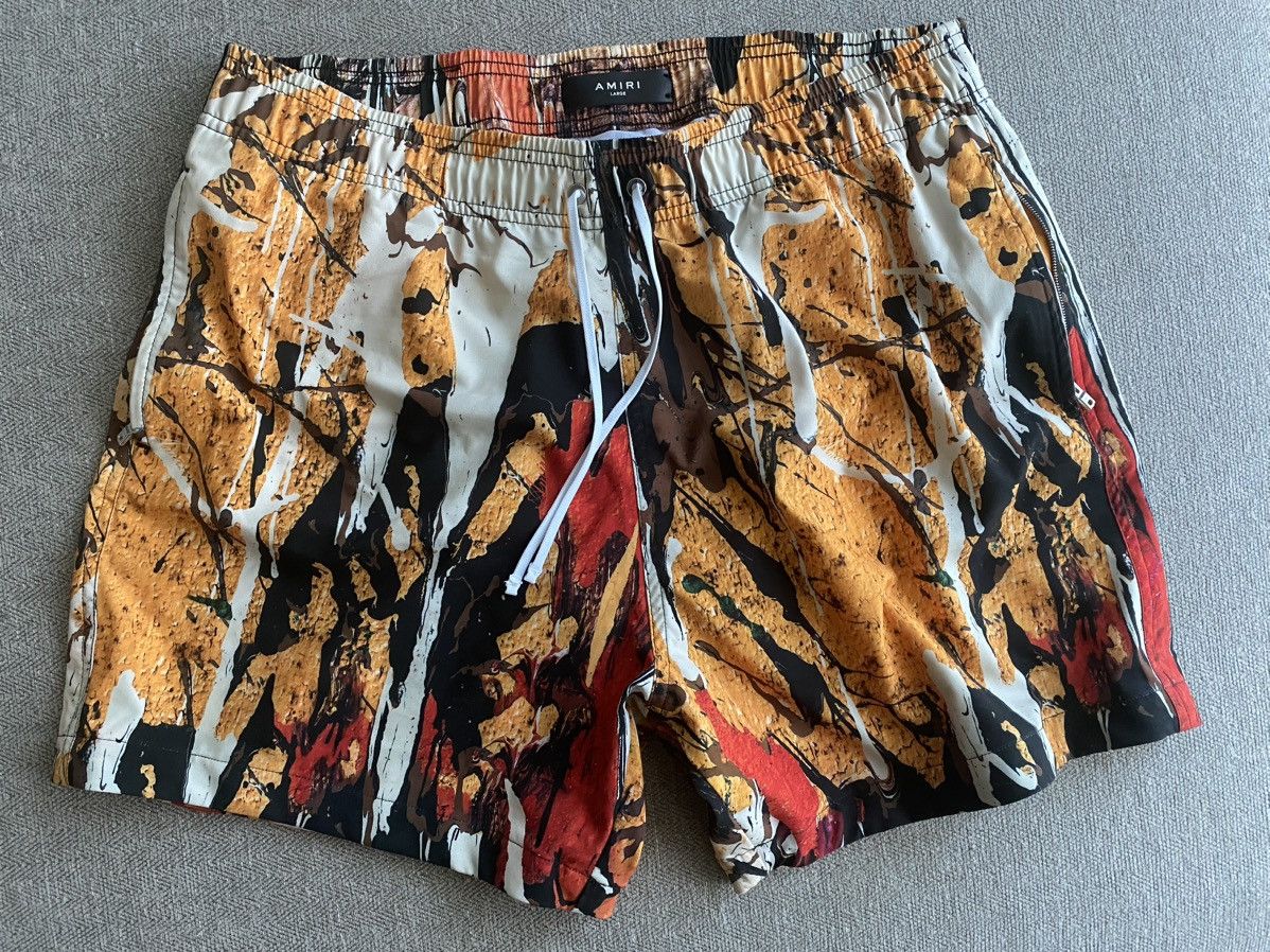 Amiri AMIRI Paint Splatter Swim Shorts trunks Large Size US 34 / EU 50 - 1 Thumbnail