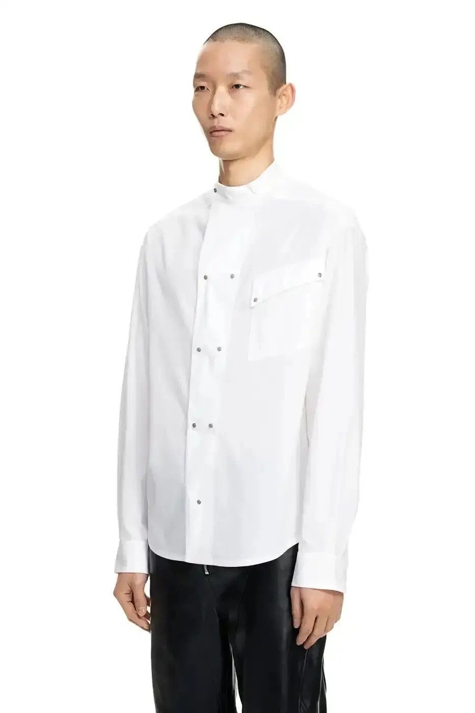Thierry Mugler OG Spring 1990 Mugler Double Breasted Tailored Fencing Shirt Size US L / EU 52-54 / 3 - 6 Thumbnail