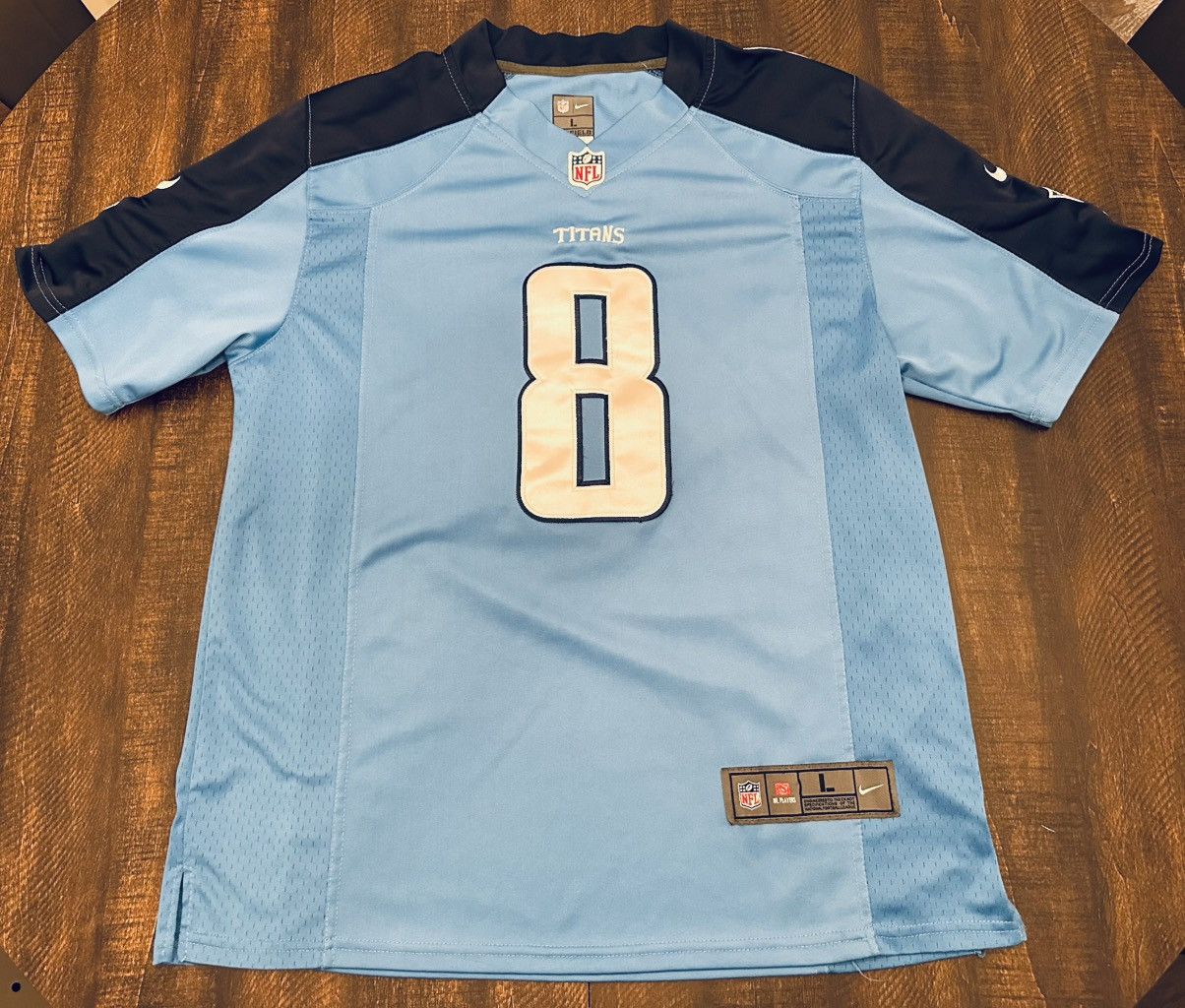 NFL × Nike Nike Stitched Marcus Mariota Tennessee Titans Jersey #8-Lrg Size US L / EU 52-54 / 3 - 1 Thumbnail